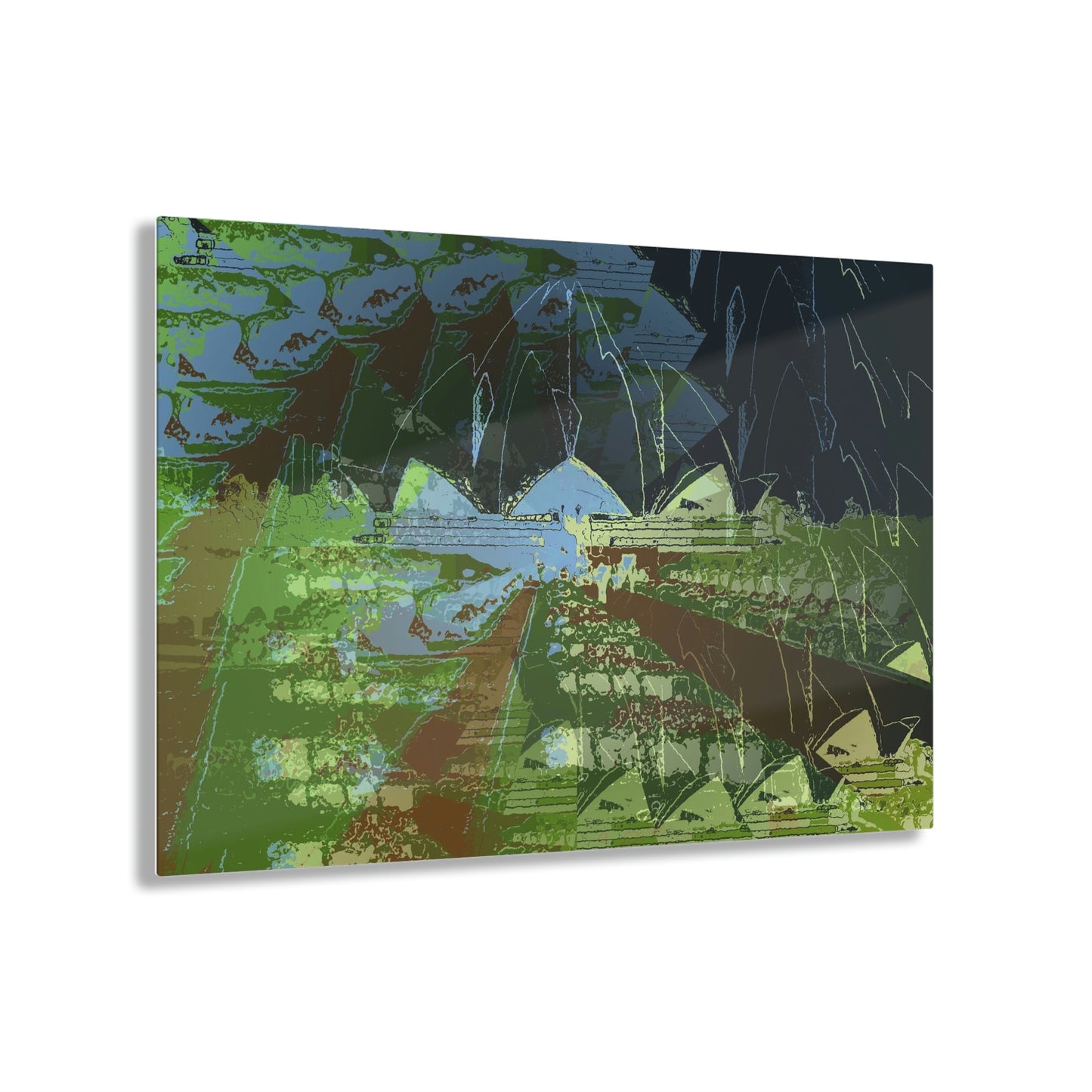 Acrylic Prints ... 'Bahai'i House-Of-Worship' ... "Lotus Temple: Delhi, India, 2008" ... Original Works ...