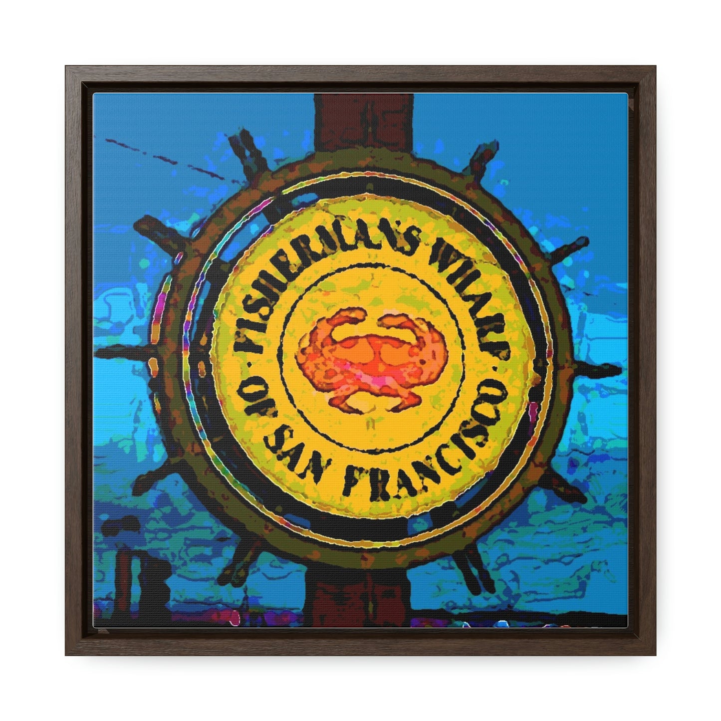 Gallery Canvas Wraps, Square Frame ...  "No.9 Fishermen's Grotto - Fishermen's Wharf, SF, California" ... Family Archives: 1970's ... Original Works ...