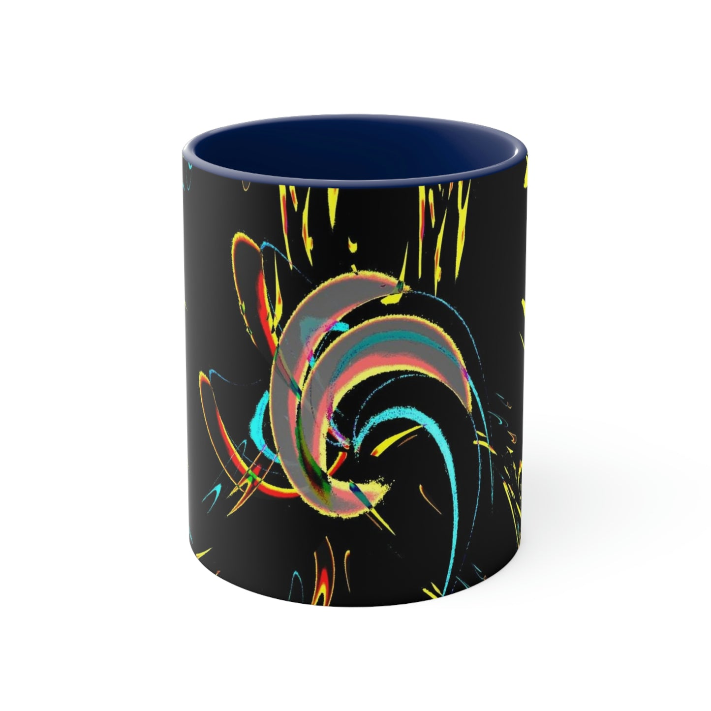Accent Coffee Mug, 11oz ... "Waning Moon" ... Central Idaho ... October 2022 ... Rendering Time: 22 Hours ... Original Works ...