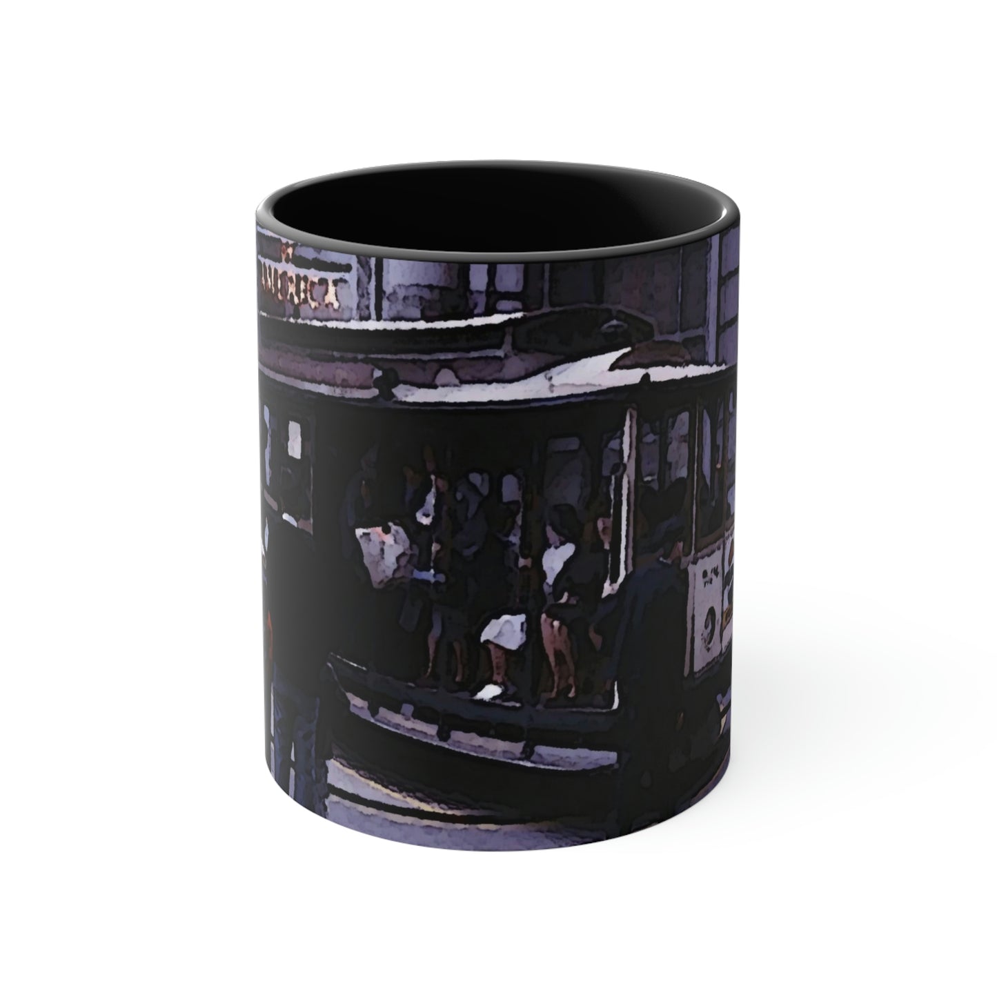 Accent Coffee Mug, 11oz ... San Francisco ... 'Rice-A-Roni-A-San Francisco Treat' ... "A Cable Car Classic" ... Family Archives: 1973 ... Original Works ...