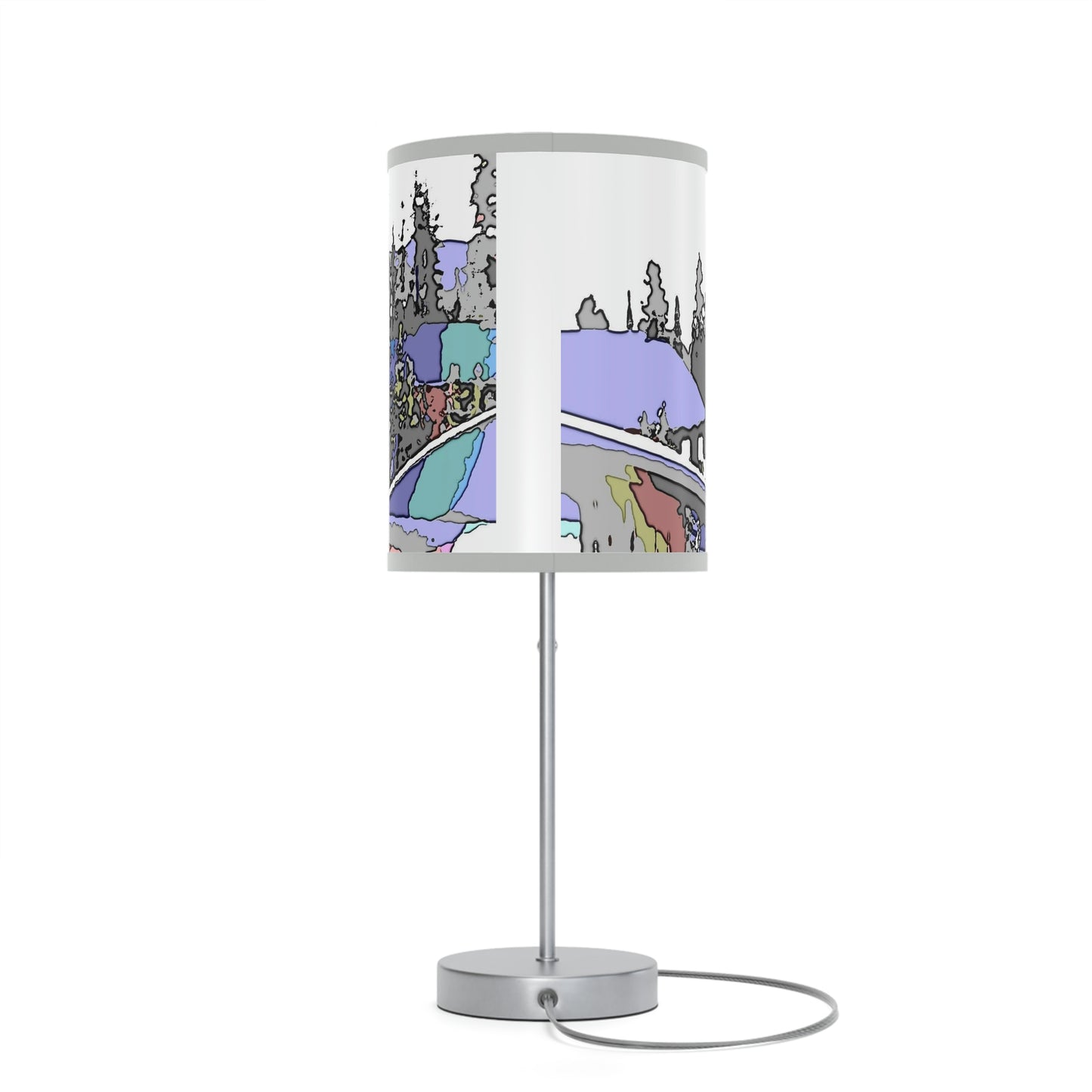 Lamp on a Stand, US|CA plug "A Very Remote Mountain Neighborhood" ... Only Cabins In This Environment ... Cenrtal Idaho ...