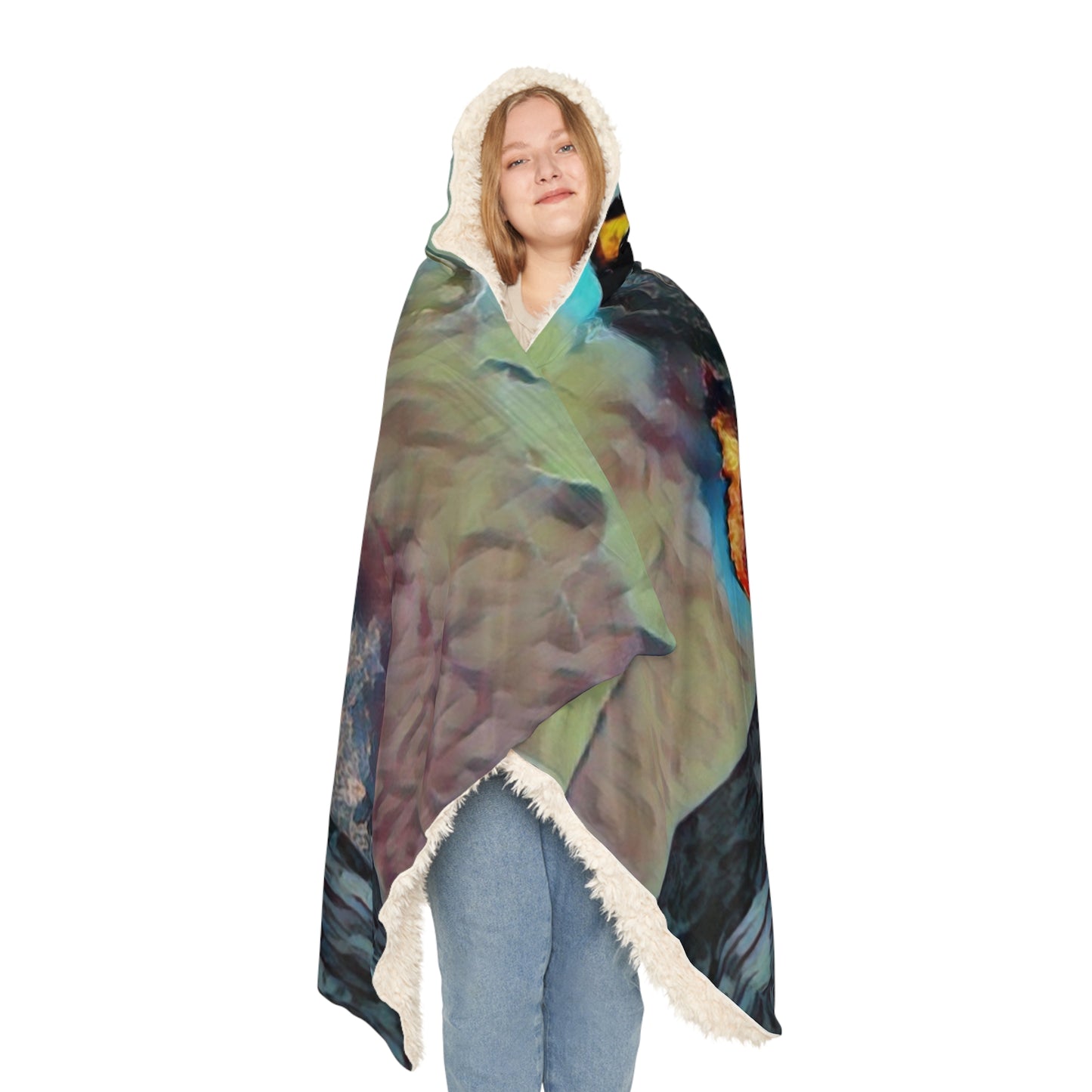 Snuggle Blanket ... An Extraordinary Humpback Breach ... 'With Explosive Energy' ... Family Archives (KPH) ... Circa: 21st Century. Maui, HI ... Original Works ...