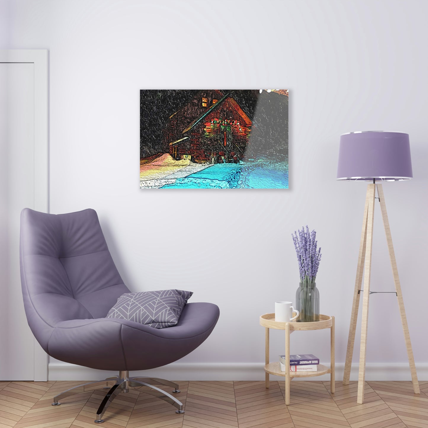 Acrylic Prints ... A Cold ... A Very Snowy ... "A Tranquil & Quiet Morning In Mountainous Central Idaho" ... Original Works ...