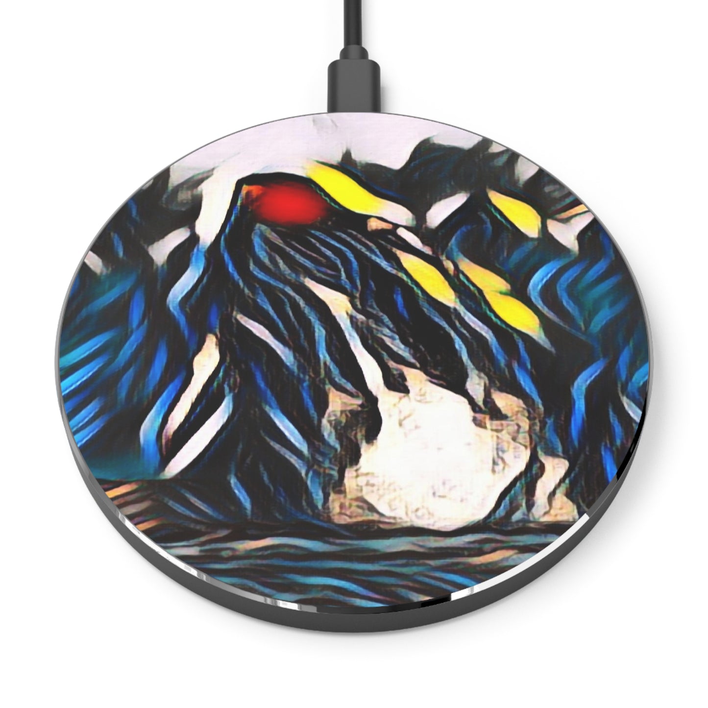Wireless Charger ... "Ken's Favourite Humpback Breach" ... Circa: 21st Century ... Maui, HI ... Original Works ...