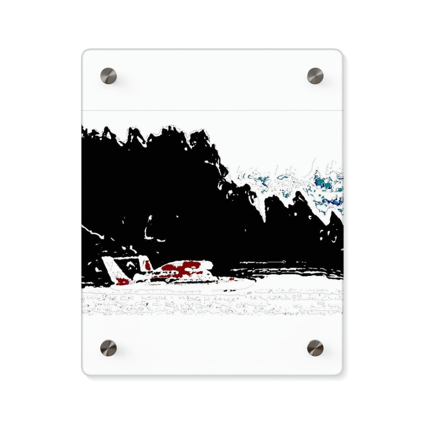 Acrylic Wall Art Panels ... Seattle Columbia Cup On Lake Washington ... "Dave Wilcox Heads For The Win" ... Associate Gift-Photo ... Original Works ...