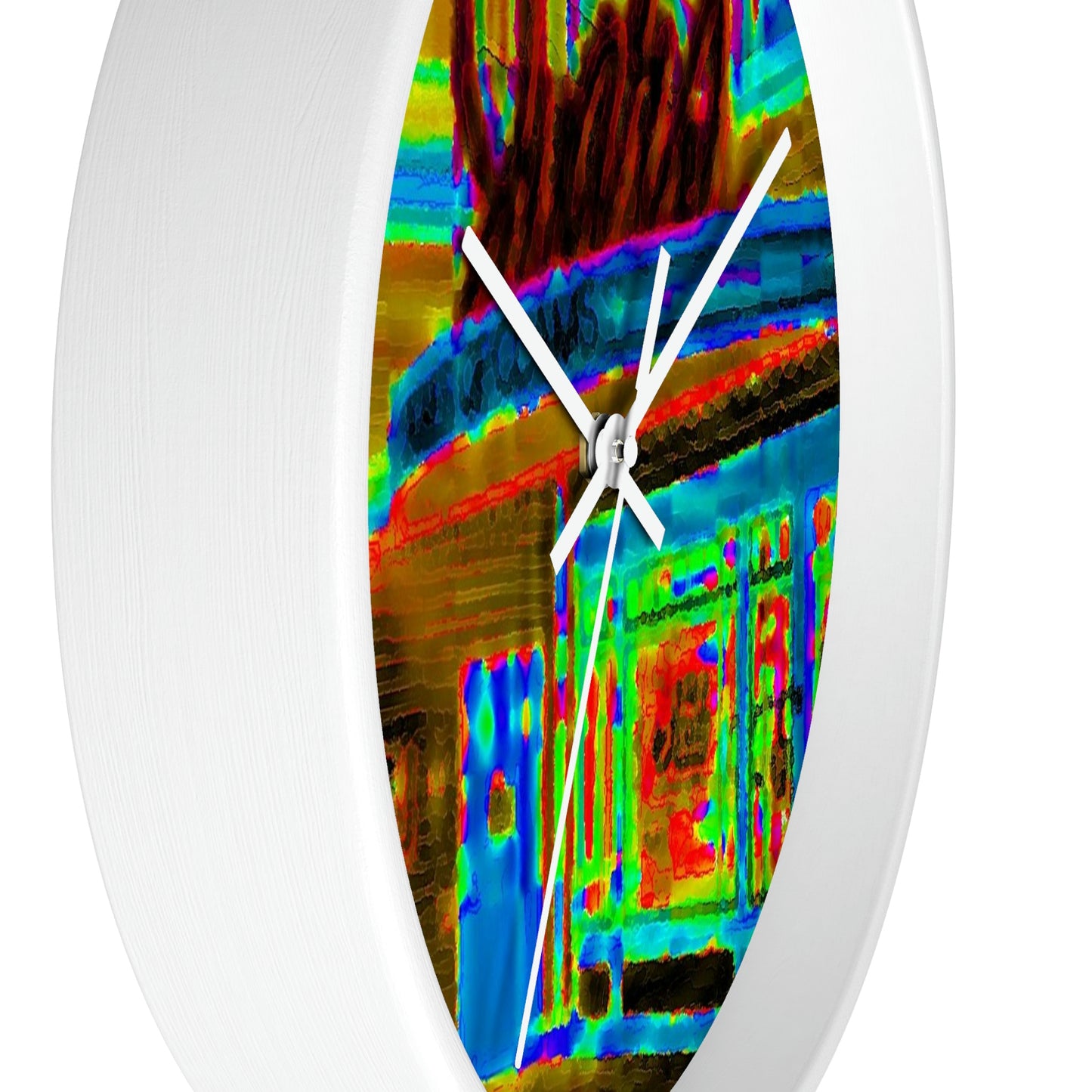Wall clock ...  In-A-Hurry & Stressed? ... Remember: Keep "Clam" ... Clam_Happy ...  'Ivars: Seattle Waterfront' ... Personal Archives ... Original Works ...