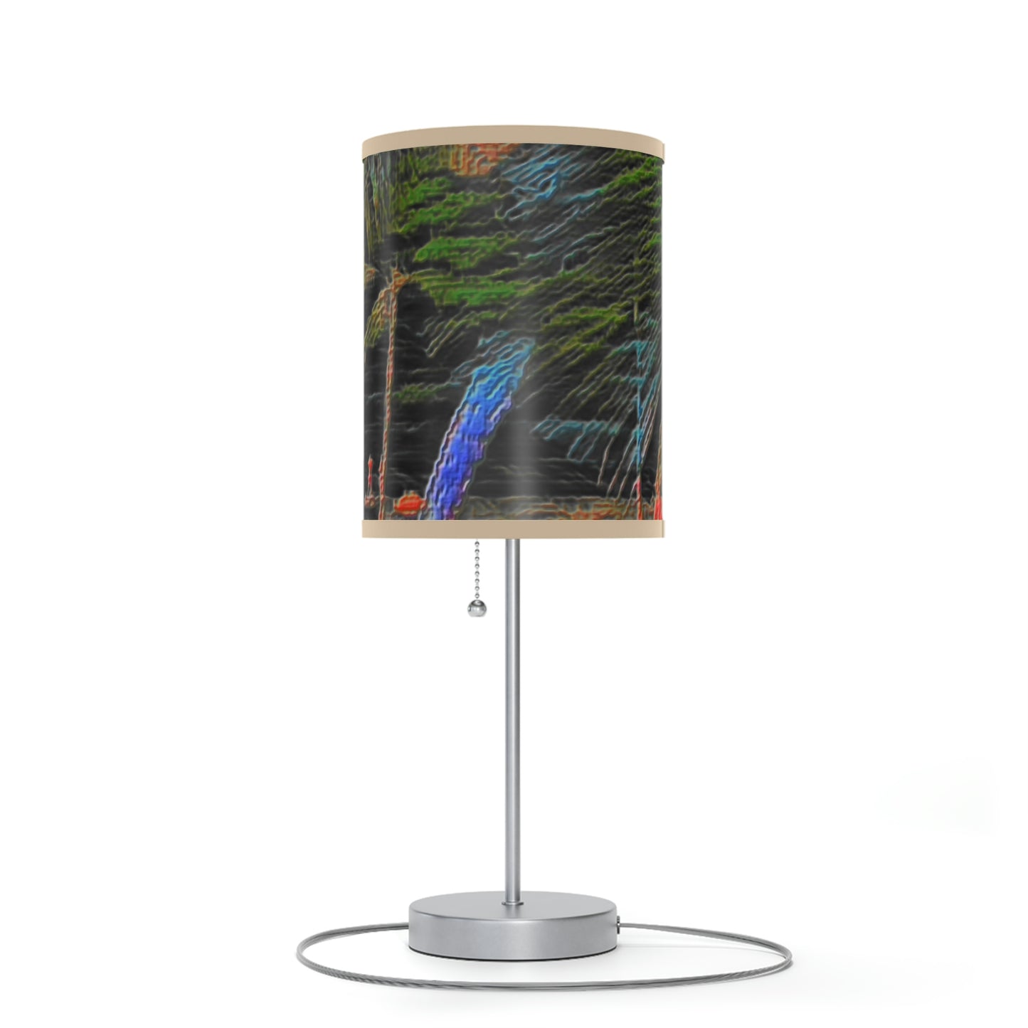 Lamp on a Stand, US|CA plug ... "The Royal Hawai'ian: Waikiki Beach_Beach" ... Honolulu, HI ... Ocotber 2014 (Halloween) ... Original Works ...