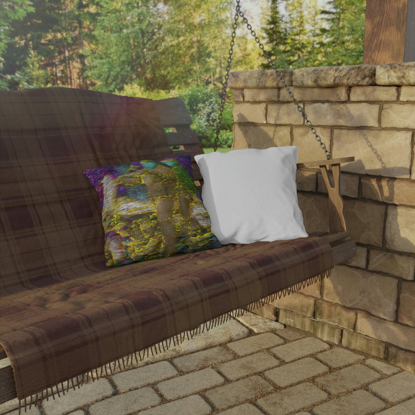 Outdoor Pillows ... "And 'I' Left His Dead A_s There By The Side-of-The-Road" ... Original Works ... (Grateful Dead: Me-And-My-Uncle)