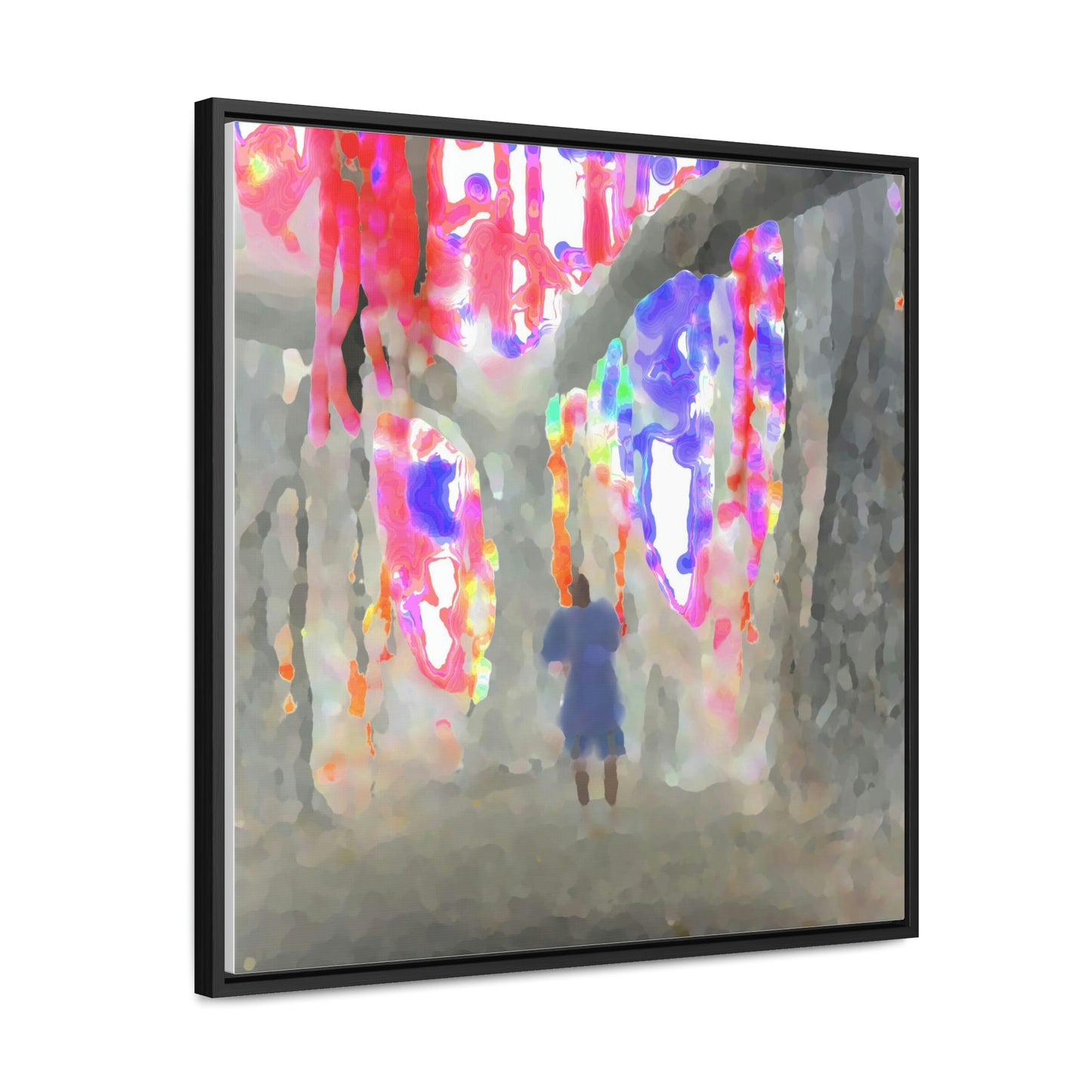 Gallery Canvas Wraps, Square Frame ... 'More' ... Jesuit Philosophy ... "In The Polynesian Banyans ..."