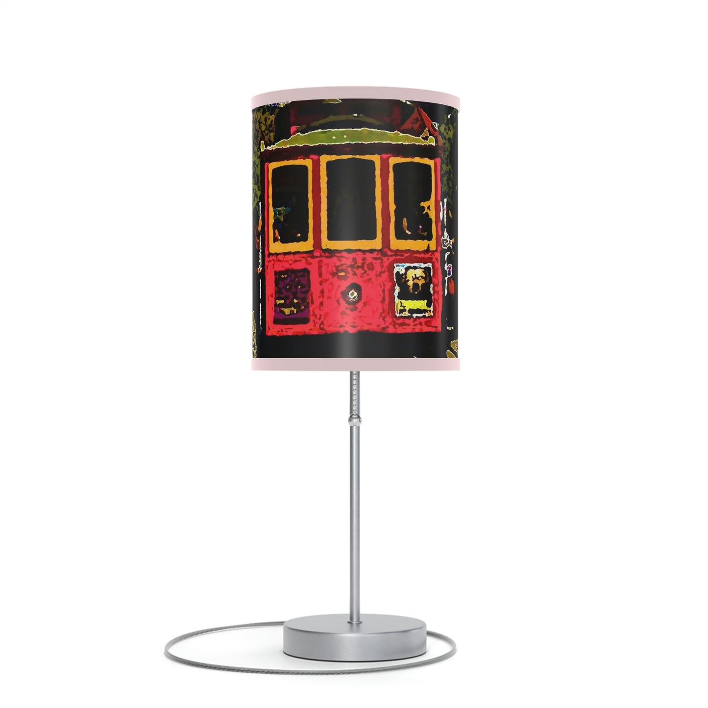 Lamp on a Stand, US|CA plug ... San Francisco ... 'A Rice-A-Roni-A-San Francisco Treat' ... "A Cable Car Classic" ... Family Archives: 1973 ... Original Works ...