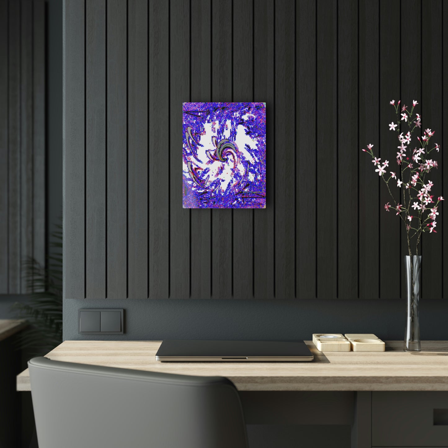 Acrylic Prints ... "Waning Moon" ... Central Idaho ... October 2022 ... Rendering Time: 22 Hours ... Original Works ...