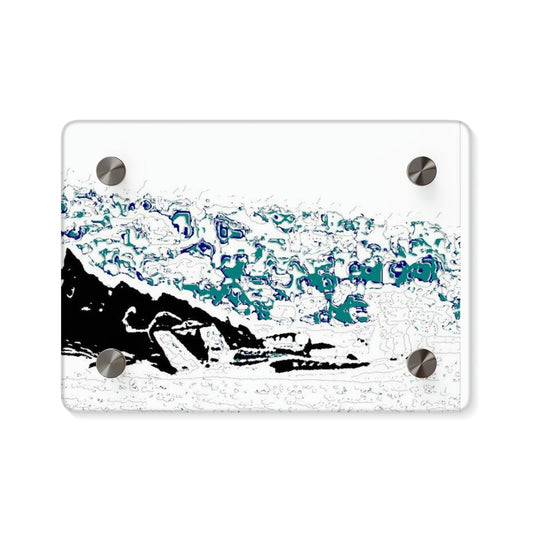 Acrylic Wall Art Panels ... Seattle Columbia Cup On Lake Washington ... "Dave Wilcox Heads For The Win" ... Associate Gift-Photo ... Original Works ...