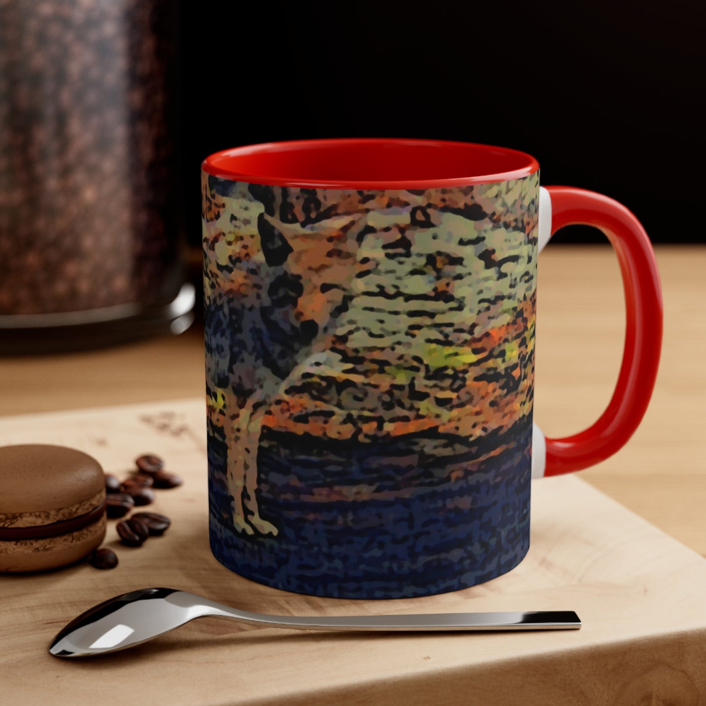 Accent Coffee Mug, 11oz ... Coyote ... "Yosemite Valley: Circa May23 ... KPH Base Photo" ... Original Works ...
