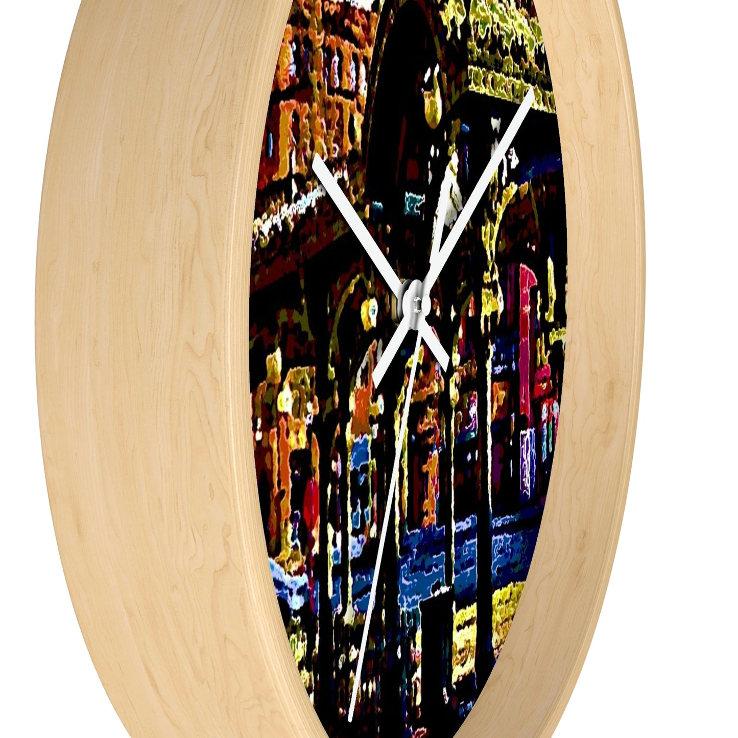 Wall clock ... A Very Fine Place To Meet ... To Catch The Bus ... 'To Find A Friend' .. Just-To-Hangout ... Dr FJHolt Base Photo ... Original Works ...