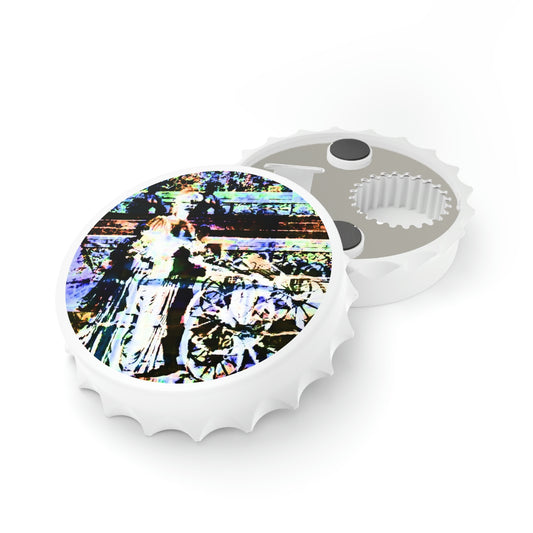Bottle Opener ... Dublin's "Molly Malone Along Grafton Street" ... Cryin' Cockels & Muscles Alive-Alive-Oh ... Circa 2003 ... Original Works ...