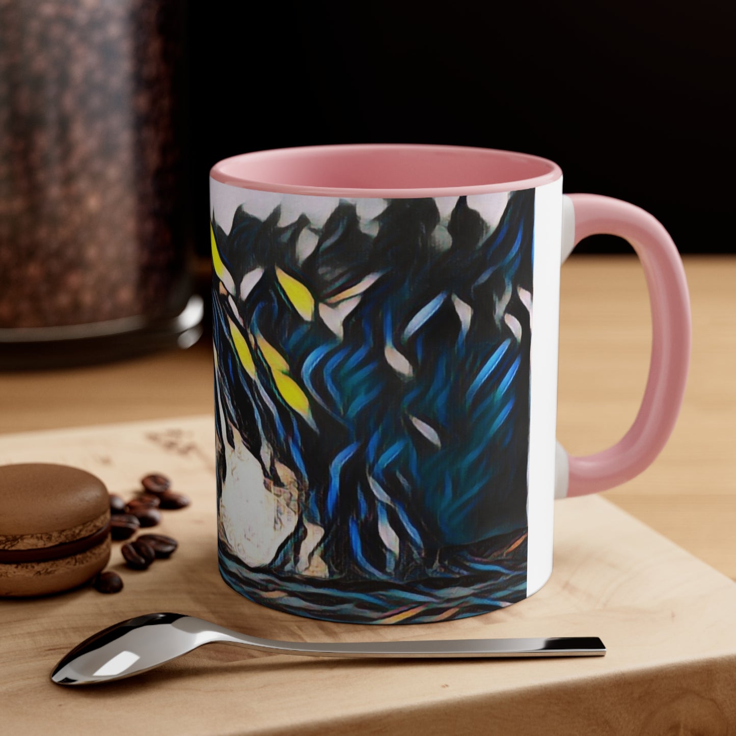 Accent Coffee Mug, 11oz ... "Ken's Favourite Humpback Breach" ... Circa: 21st Century ... Maui, HI ... Original Works ...