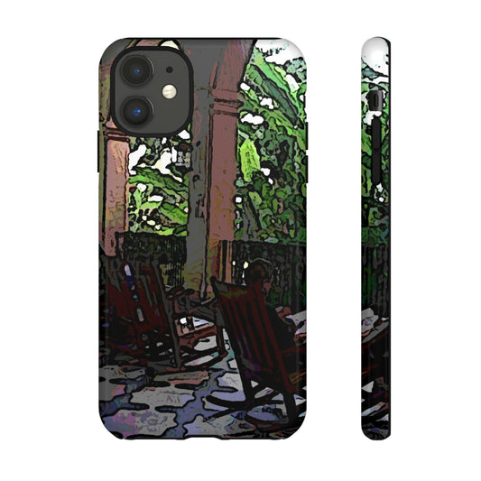 Tough Cases ... Lanai & Rocking Chairs At: 'The Pink Palace' ... The Royal Hawai'ian ... Honolulu, HI ... '27Oct2014' ... Original Works ...