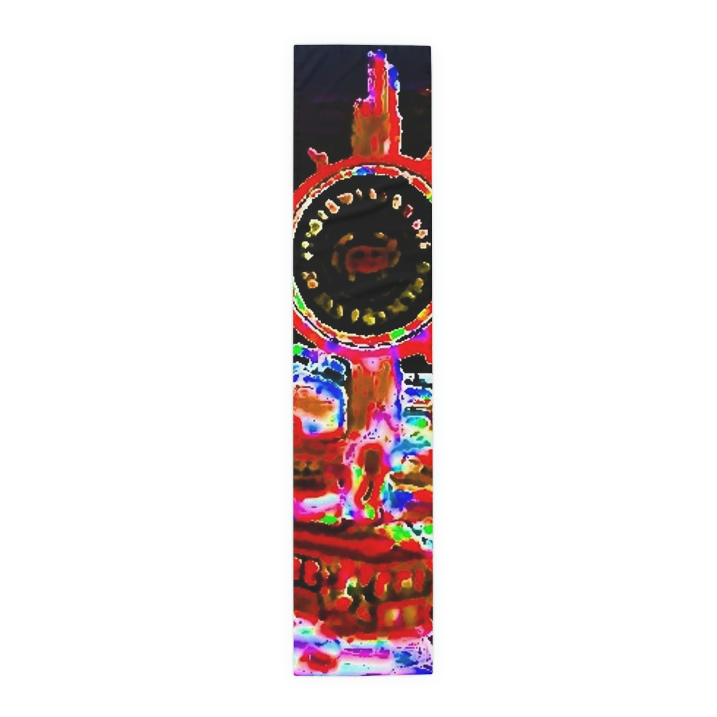 Table Runner (Cotton, Poly)... "No.9 Fishermen's Grotto - Fishermen's Wharf, SF, California" ... Family Archives: 1970's ... Original Works ...