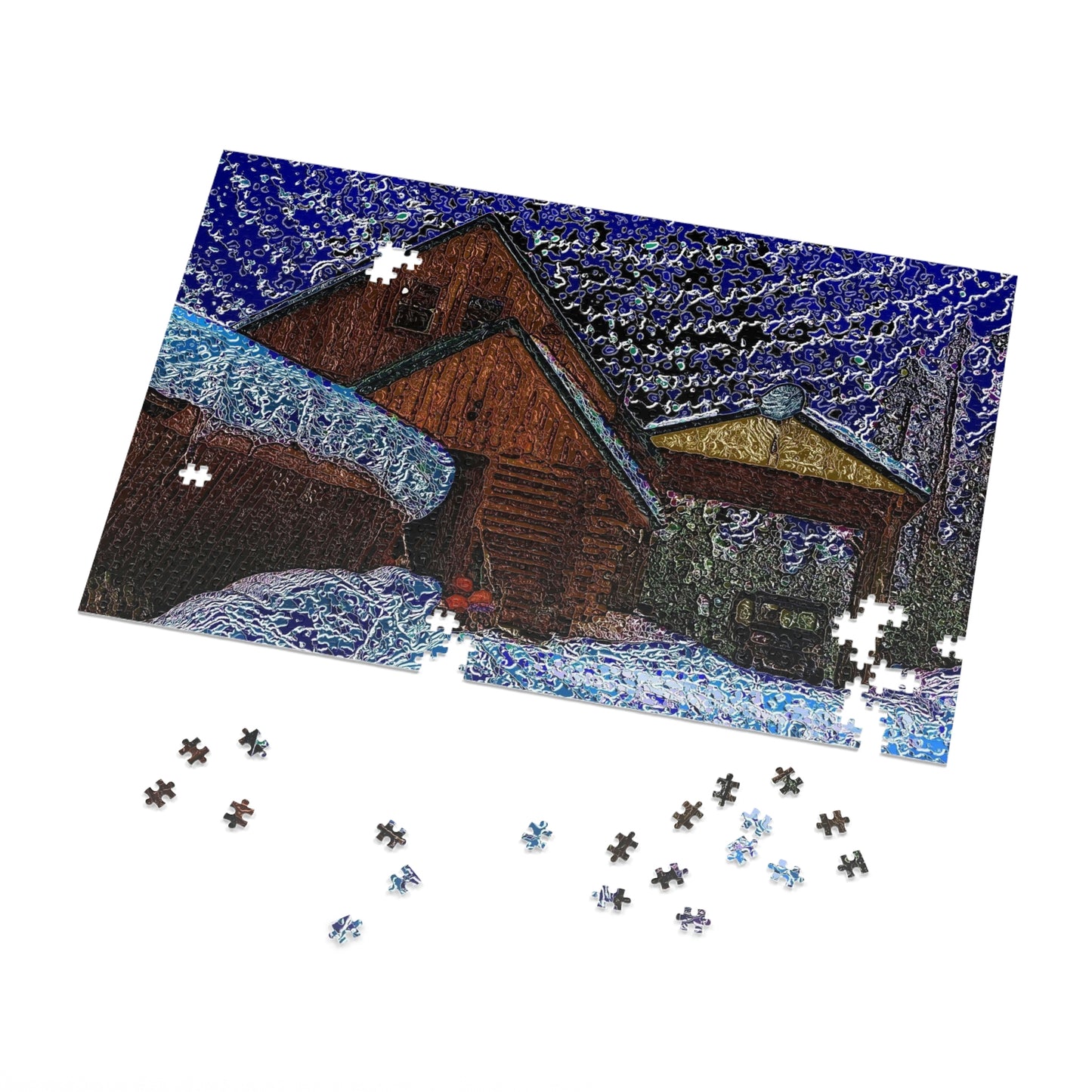 Jigsaw Puzzle (30, 110, 252, 500,1000-Piece) ... Piece-By-Piece ... "Count The Hours & Enjoy The Colors..!" ... Original Works: Phots' Photo: Les Objets D'Art ...