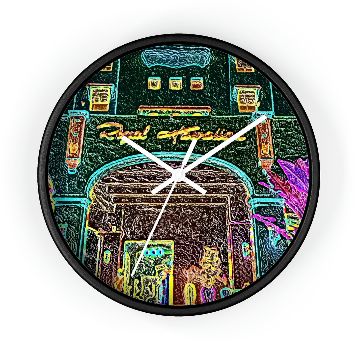 Wall Clock ... "La Grande Entree" At: 'The Pink Palace' ... The Royal Hawai'ian ... Honolulu, HI ... '27Oct2014' ... Original Works ...