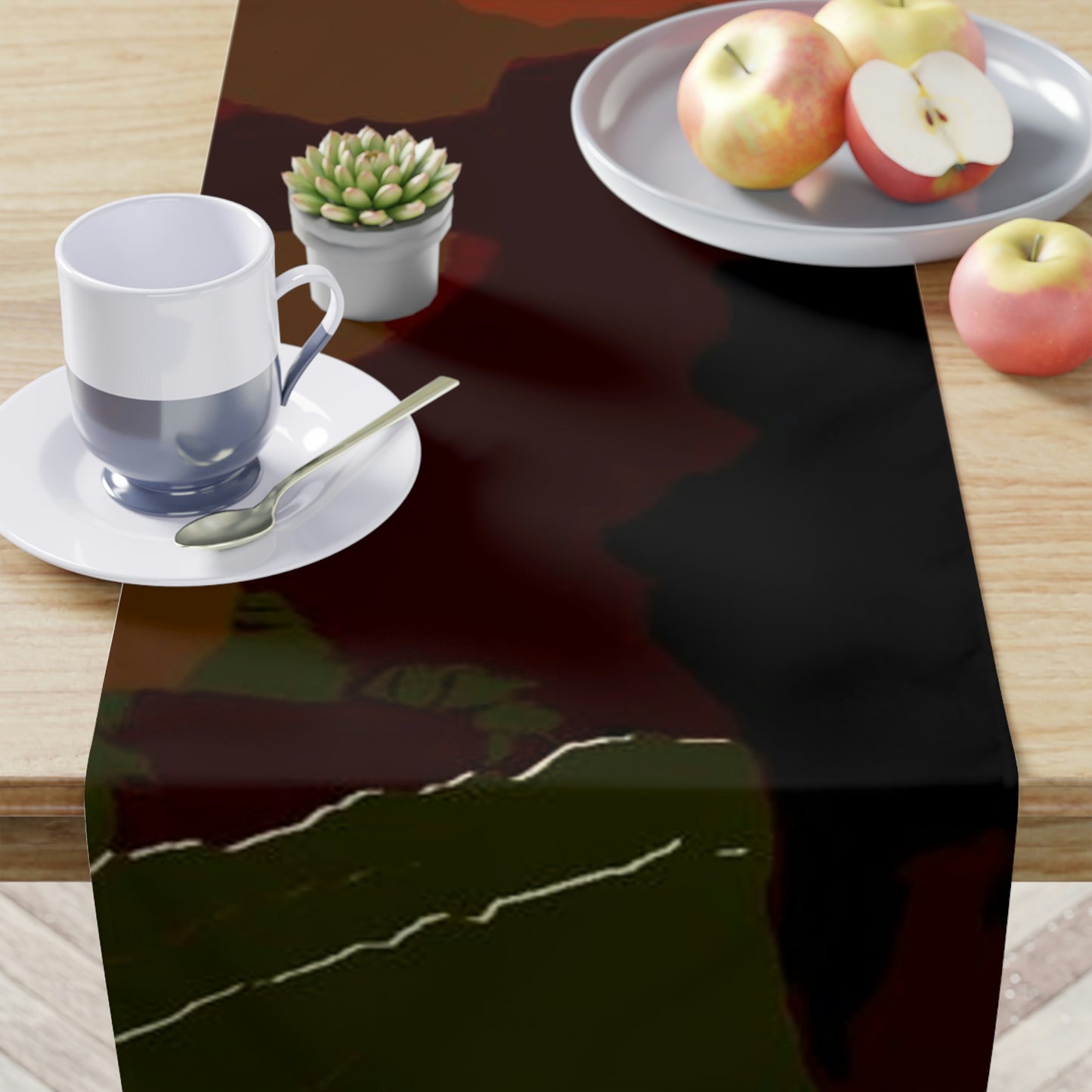 Table Runner ... Ruger .357 Magnum Early-Morning-Target-Practice ... 'Circa April 2022' ... Original Works ...