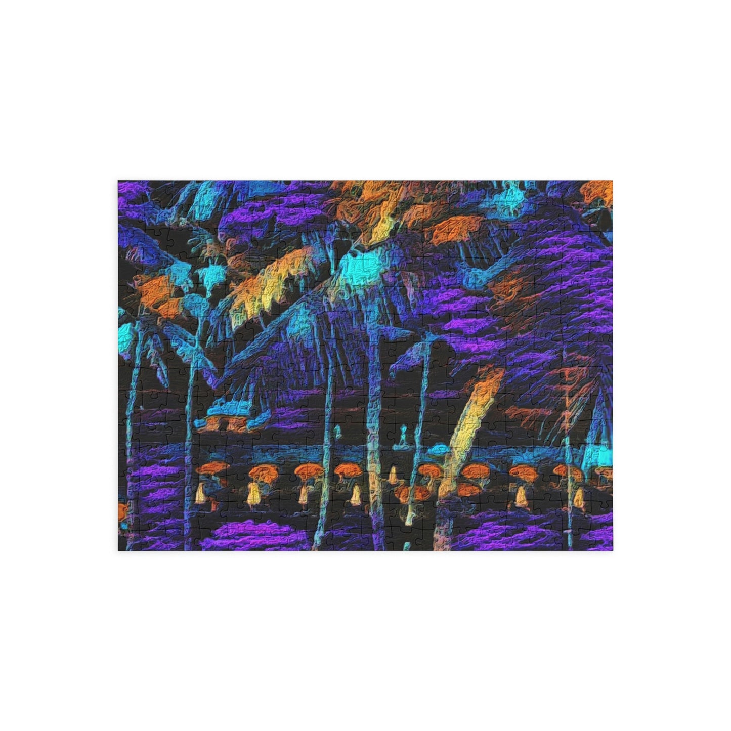 Puzzle (96, 252, 500, 1000-Piece) ... "The Royal Hawai'ian: Waikiki Beach_Beach" ... Honolulu, HI ... Ocotber 2014 (Halloween) ... Original Works ...