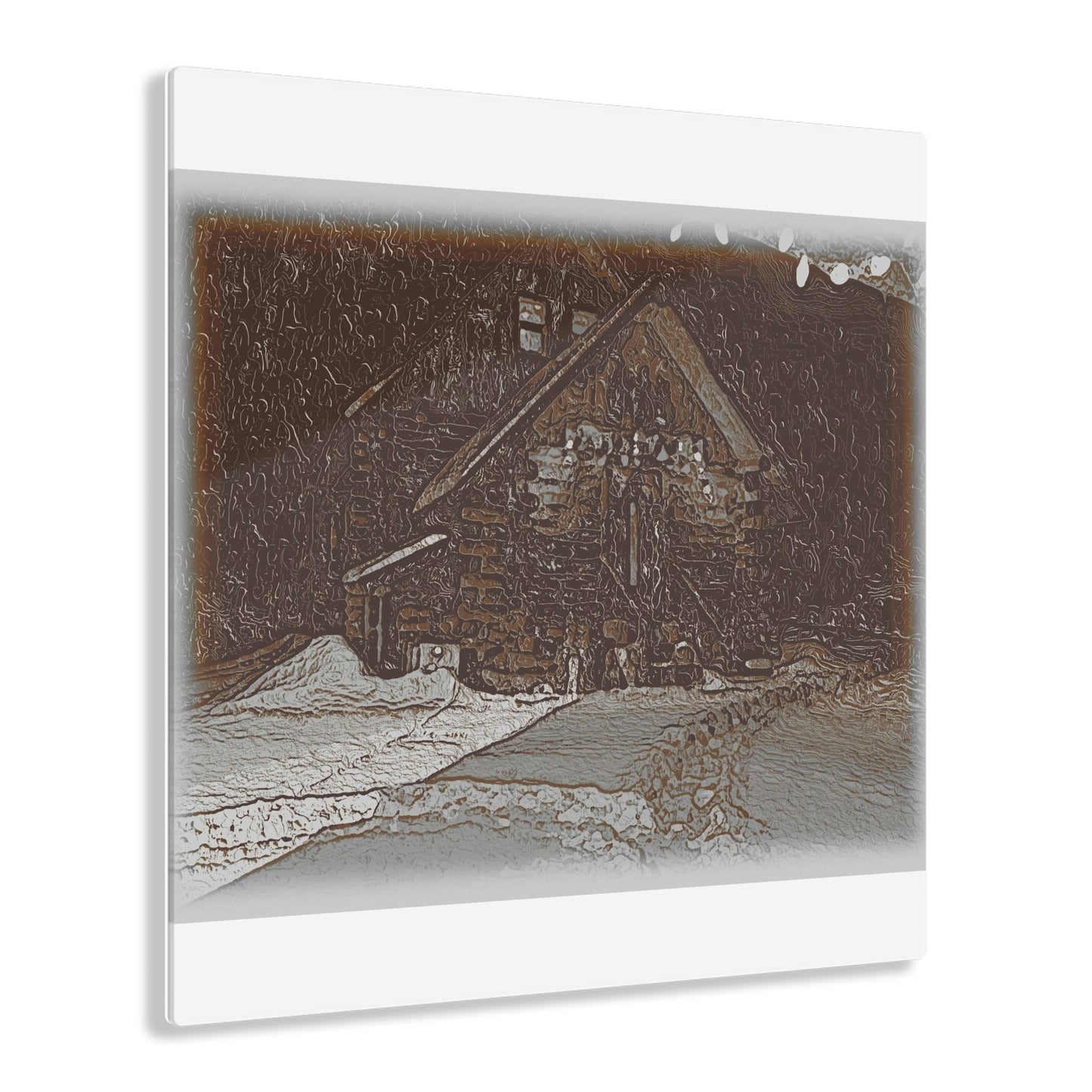 Acrylic Prints ... "A Cold, Snowy, Quiet Morning 'Above-The-Creek' ... " ... Original Works ...