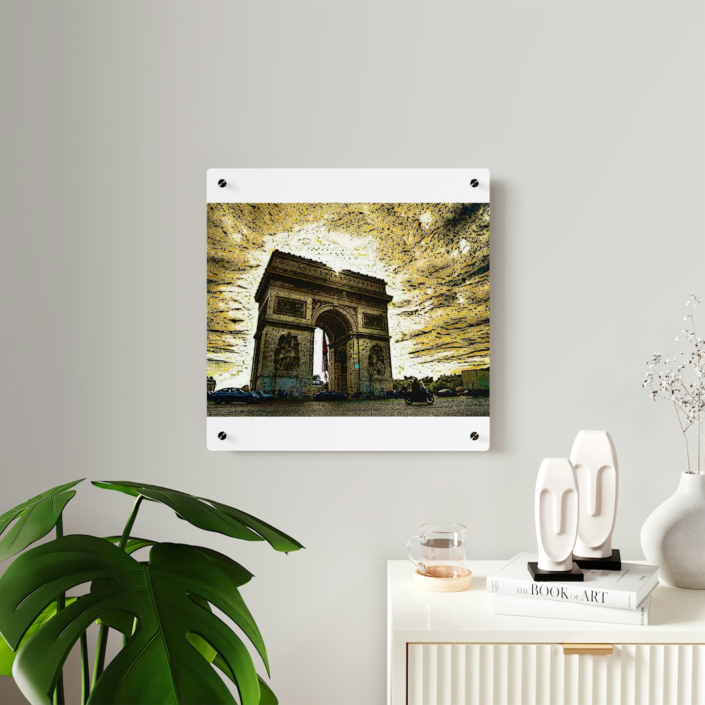 Acrylic Wall Art Panels ...  L'Arc de Triomphe ... 'Barbara Joan Bonnell-Holt Photo' ... Circa 1972 ... Oringinal Works ...