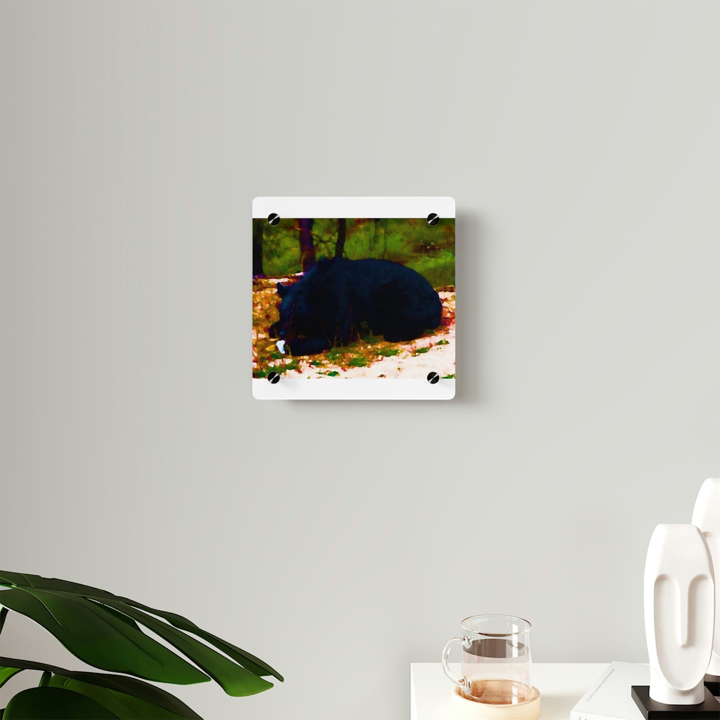 Acrylic Wall Art Panels ... RCY: "Rhett Creek Yogi ... '500 Lbs Of Autumn Season Hunger' ..."  ... September 2022 ... Central Idaho ... Original Works ...