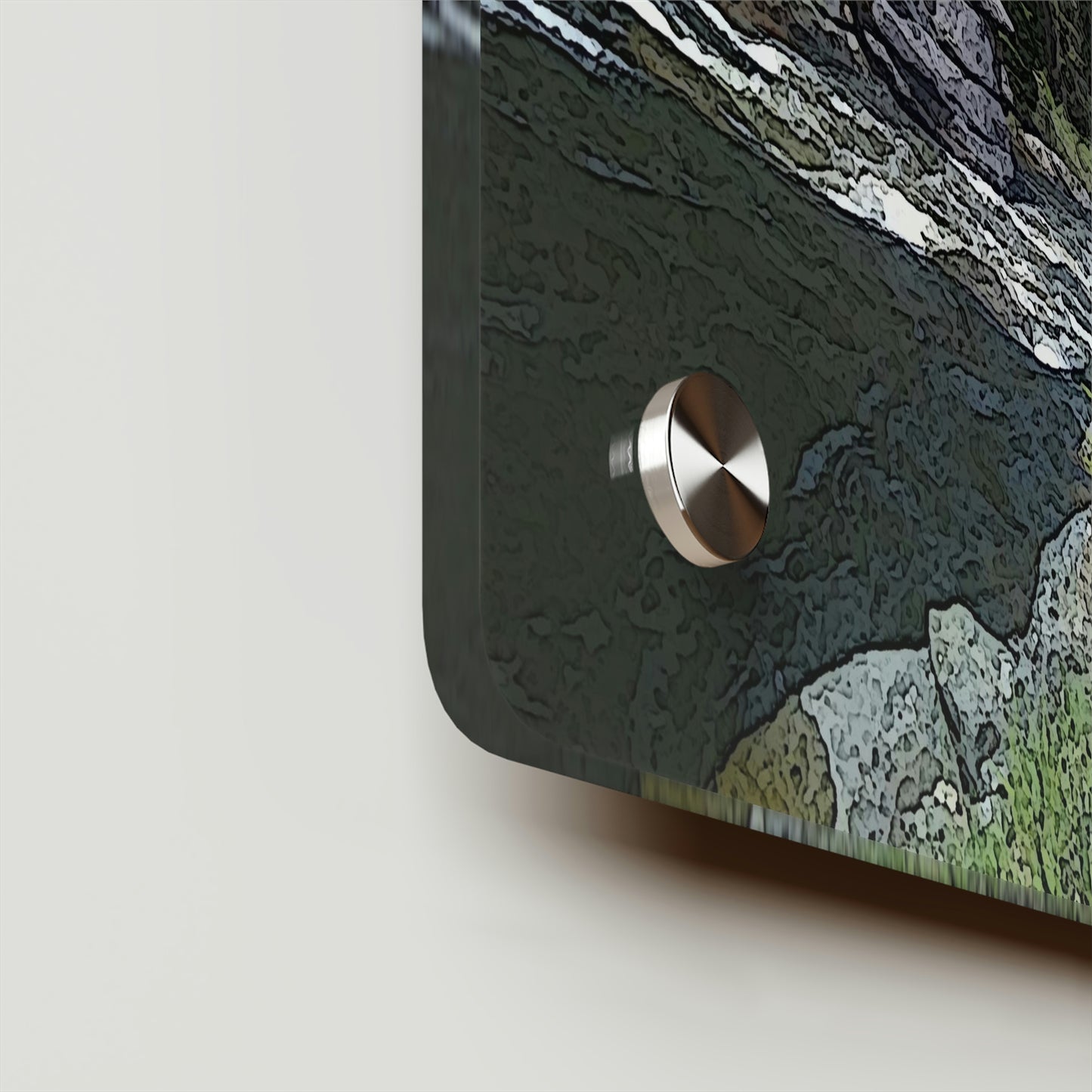 Acrylic Wall Art Panels ... "I Am Innocent" ... Tricky-Dick Immortalized ... Nixon Rock: Along The River ... Central Idaho, Summer 2020 ... Original Works ...
