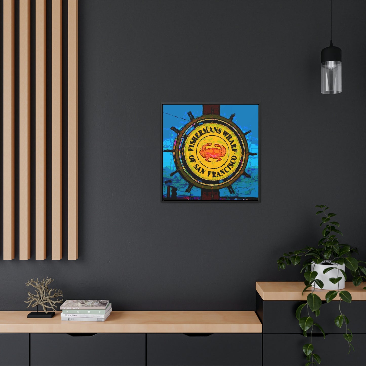 Gallery Canvas Wraps, Square Frame ...  "No.9 Fishermen's Grotto - Fishermen's Wharf, SF, California" ... Family Archives: 1970's ... Original Works ...
