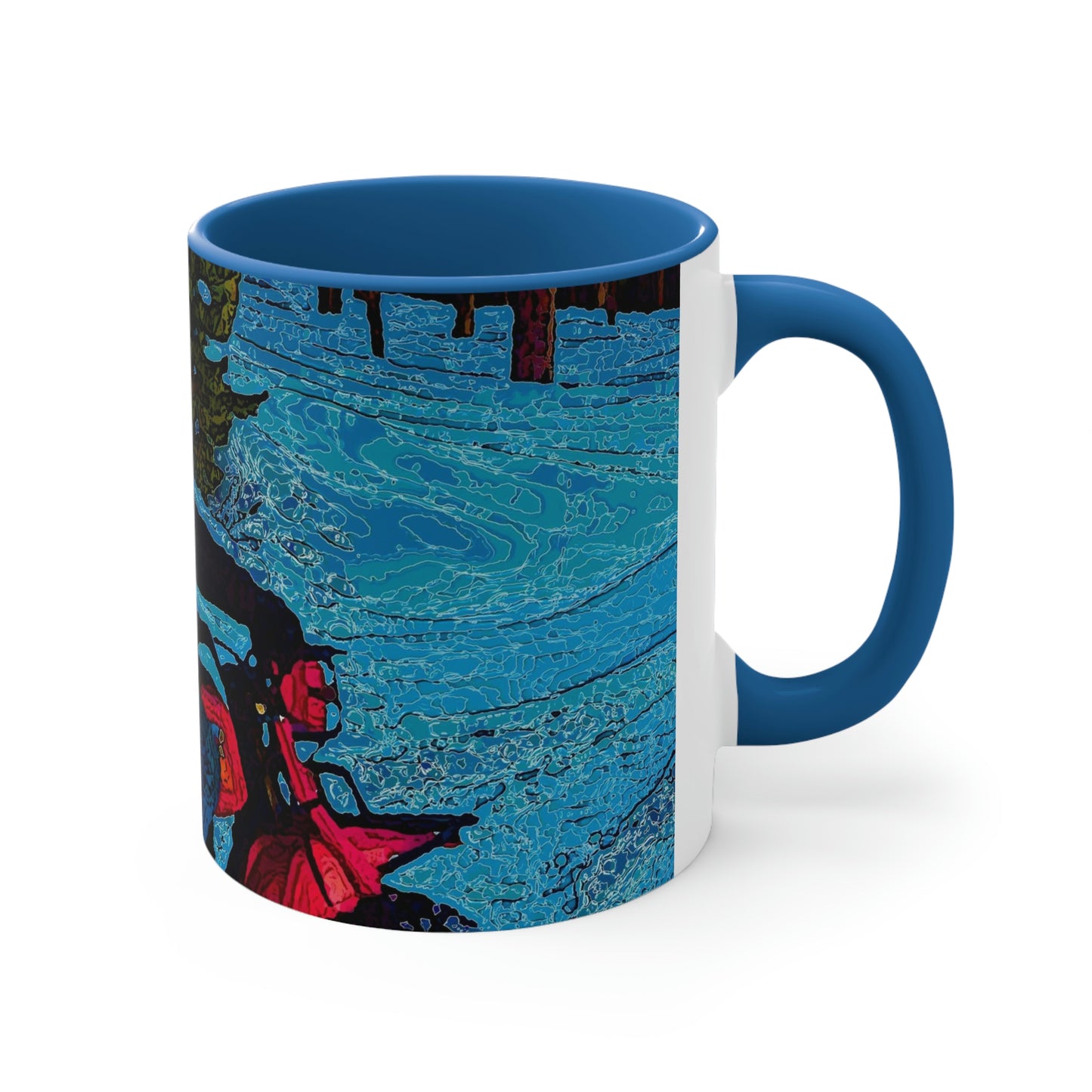 Accent Coffee Mug, 11oz ... There's 2-Wheelin ... There's 4-Wheelin ... 'And-Of-Course' ... "There's 3-Wheelin-In-The-Snow" ...  Original Works ...
