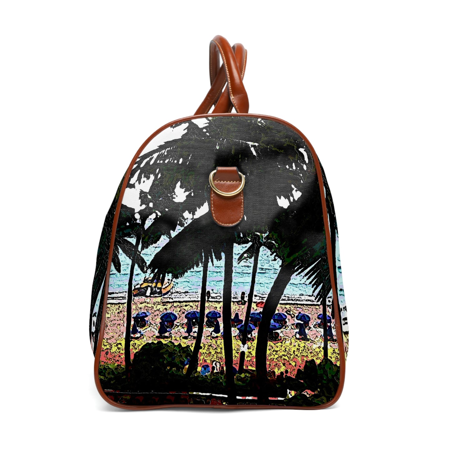 Waterproof Travel Bag ... "A Beautiful Beach Amongst The Palms" ... The Outrigger Waikiki, Honolulu, Oahu ... Original Works ...