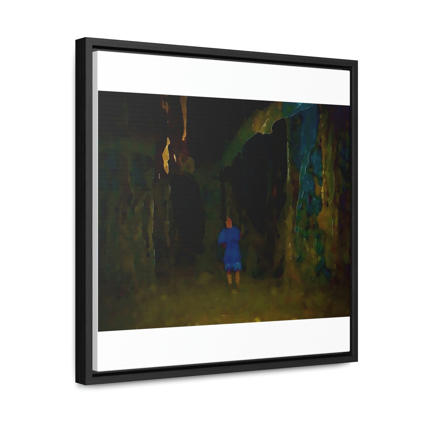 Gallery Canvas Wraps, Square Frame ... Jesuit Philosophy ... "In The Polynesian Banyans ..."