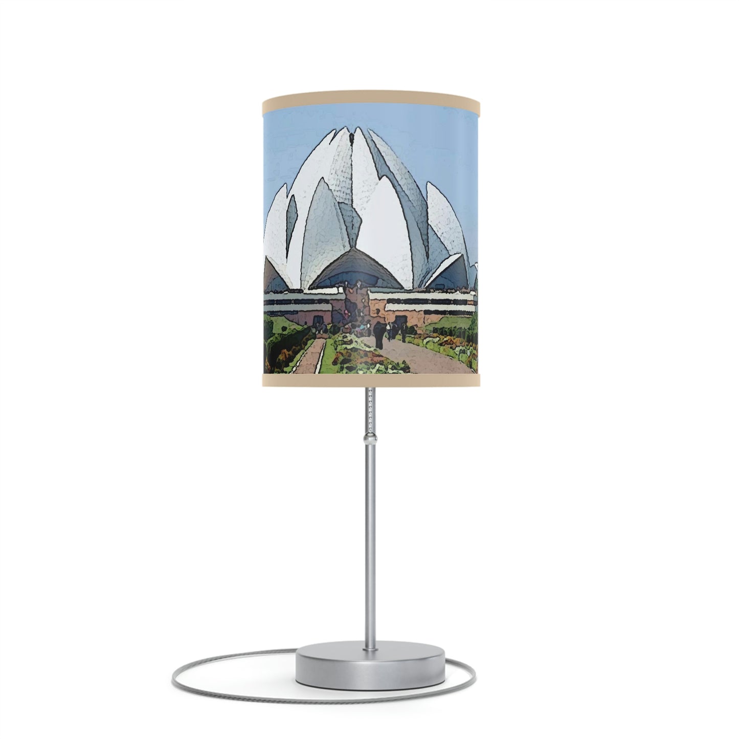 Lamp on a Stand, US|CA plug ... 'Bahai'i House-Of-Worship' ... "Lotus Temple: Delhi, India, 2008" ... Original Works ...