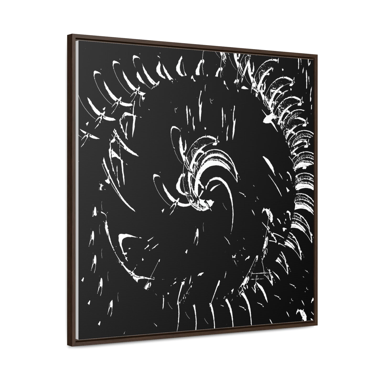 Gallery Canvas Wraps, Square Frame ... "Waning Moon" ... Central Idaho ... October 2022 ... Rendering Time: 22 Hours ... Original Works ...