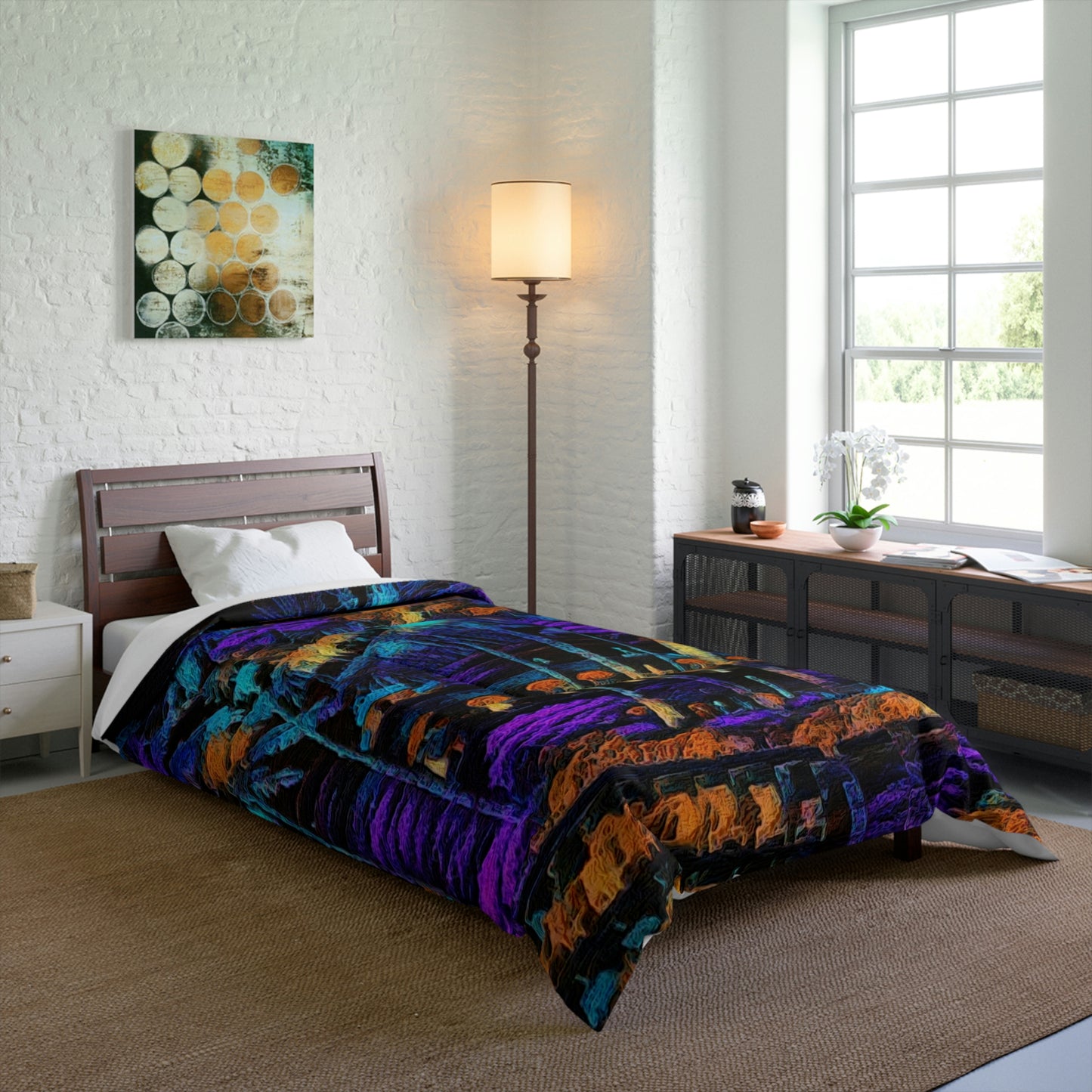 Comforter ... "The Royal Hawai'ian: Waikiki Beach_Beach" ... Honolulu, HI ... October 2014 (Halloween) ... Original Works ...