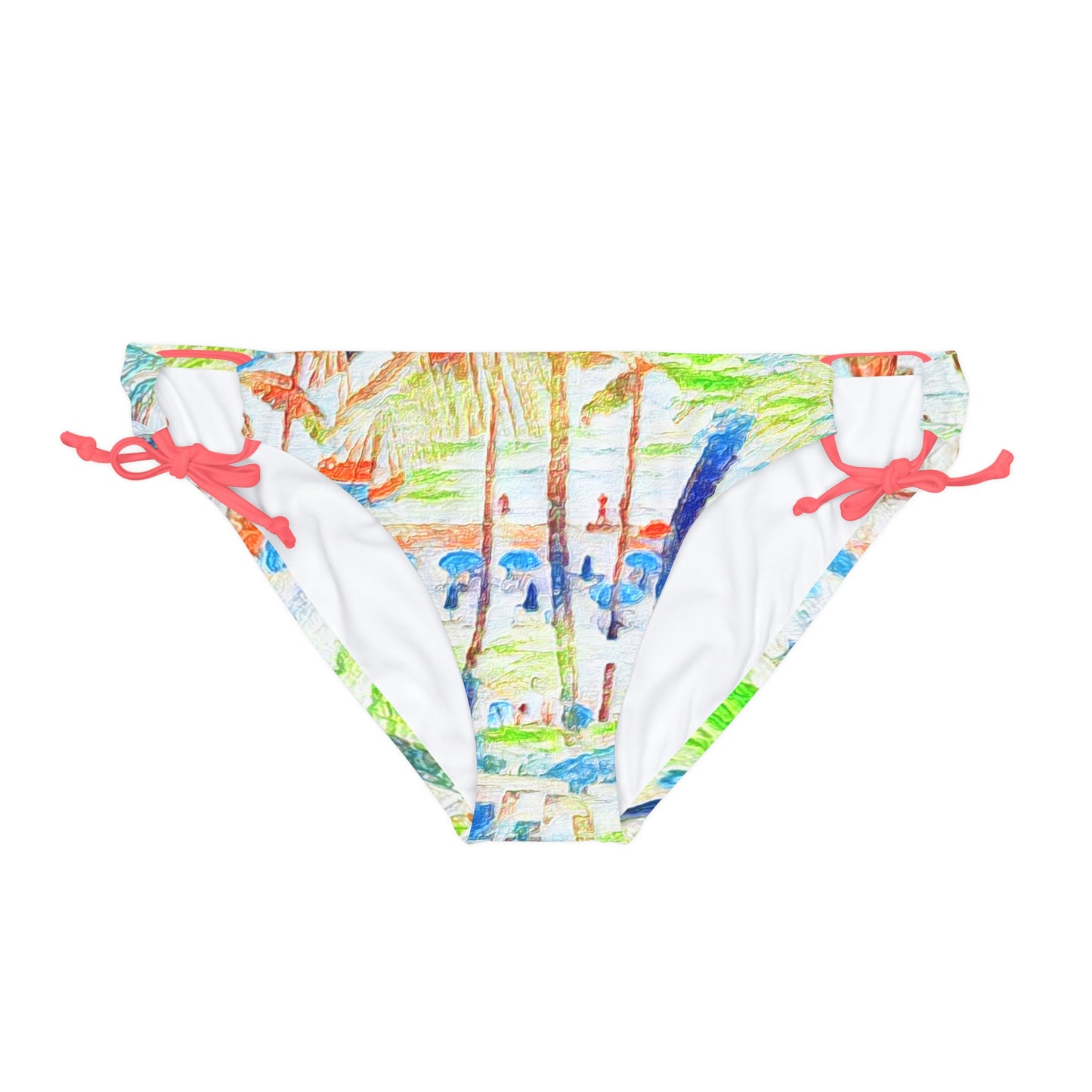 Loop Tie Side Bikini Bottom (AOP) ... "The Royal Hawai'ian: Waikiki Beach_Beach" ... Honolulu, HI ... Ocotber 2014 (Halloween) ... Original Works ...
