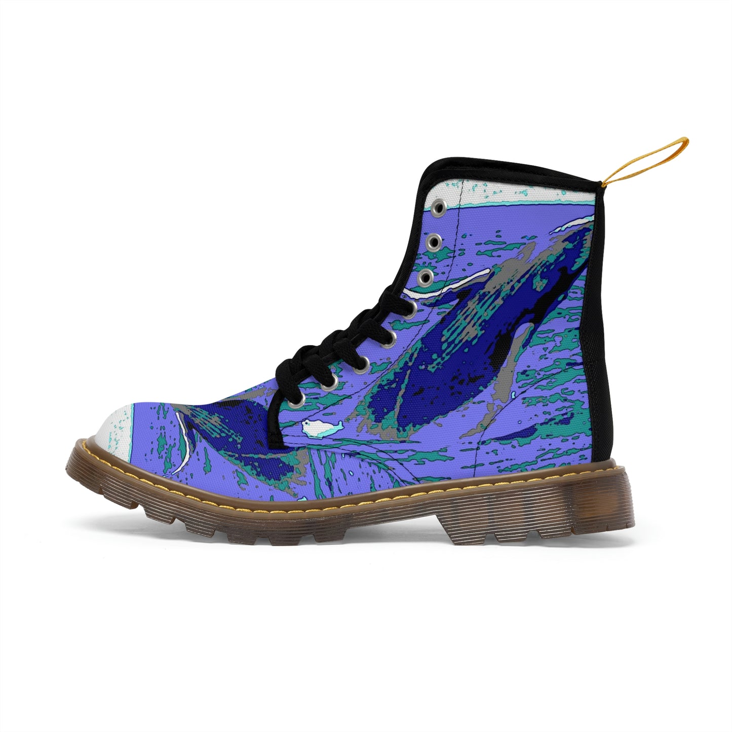 Men's Canvas Boots... Baby Humpback Breaching ... Maui, HI: April 2022 ... "Family Archives: KPH" ... Original Works ...