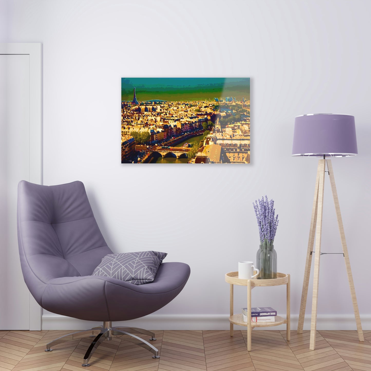 Acrylic Prints ... Au Paris ... "Along The River Seine" ... Barbara Joan Bonnel-Holt: 1972 ... Original Works ...