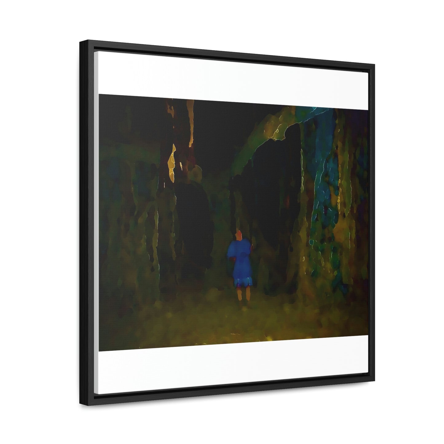 Gallery Canvas Wraps, Square Frame ... Jesuit Philosophy ... "In The Polynesian Banyans ..."