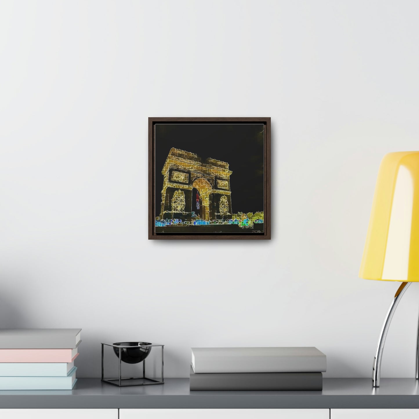 Gallery Canvas Wraps, Square Frame ...  L'Arc de Triomphe ... 'Barbara Joan Bonnell-Holt Photo' ... Circa 1972 ... Oringinal Works ...