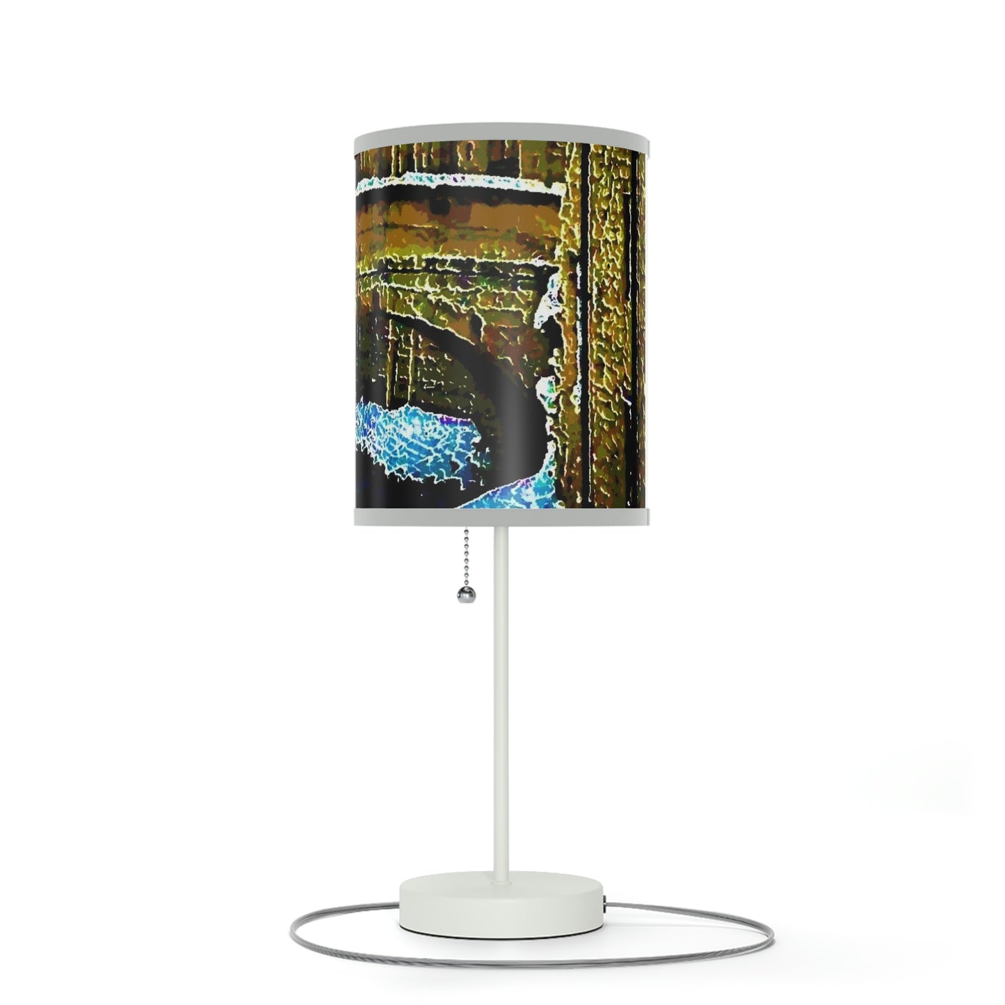 Lamp on a Stand, US|CA plug ... Walikng The Streets & Alleys ... 'Strolling The Canals ... '  ... Original Works  ...