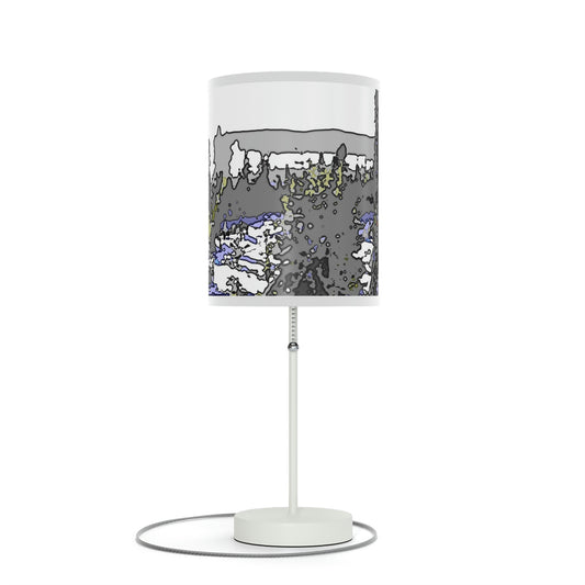 Lamp on a Stand, US|CA plug "A Very Remote Mountain Neighborhood" ... Only Cabins In This Environment ... Cenrtal Idaho ...