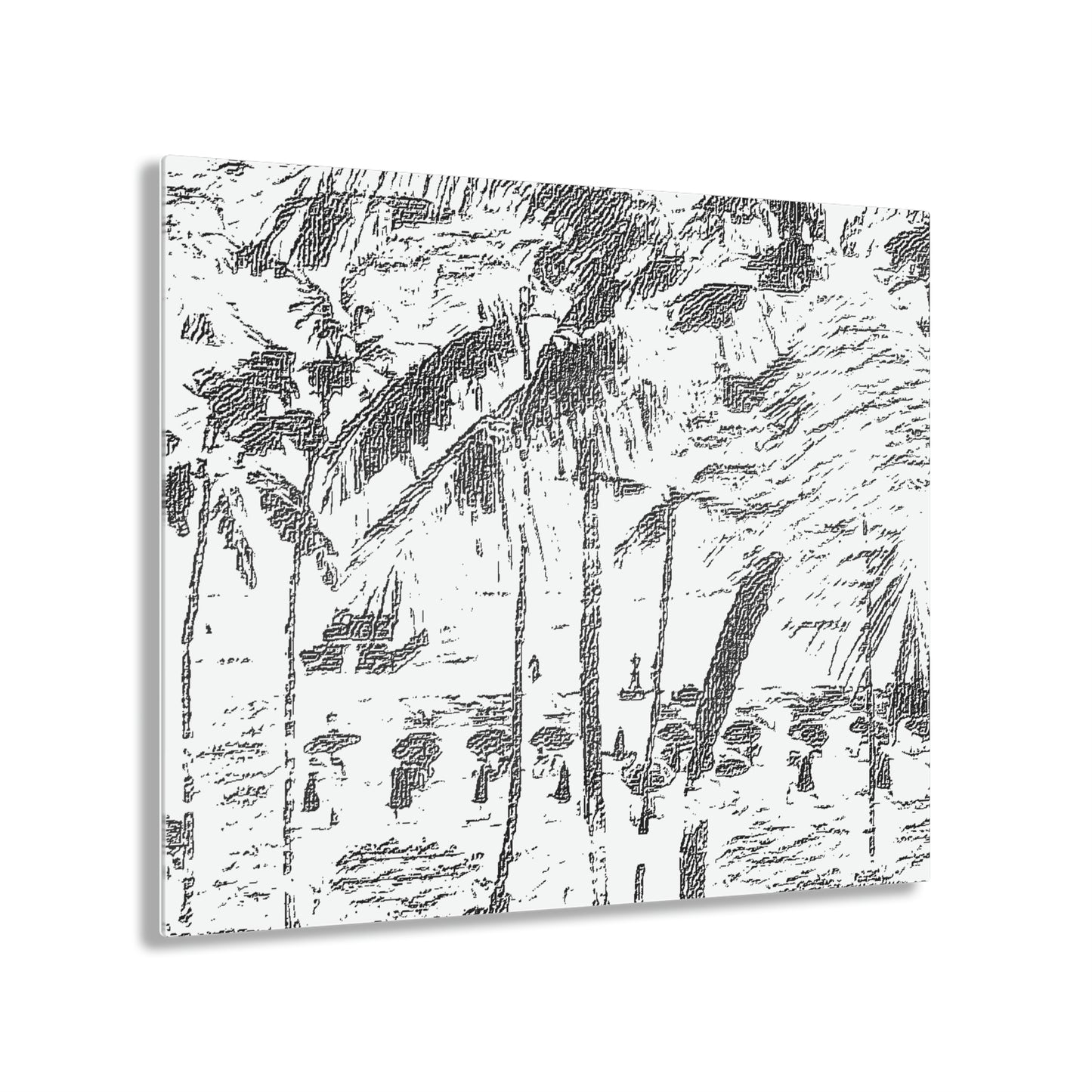 Acrylic Prints ... "The Royal Hawai'ian: Waikiki Beach_Beach" ... Honolulu, HI ... Ocotber 2014 (Halloween) ... Original Works ...