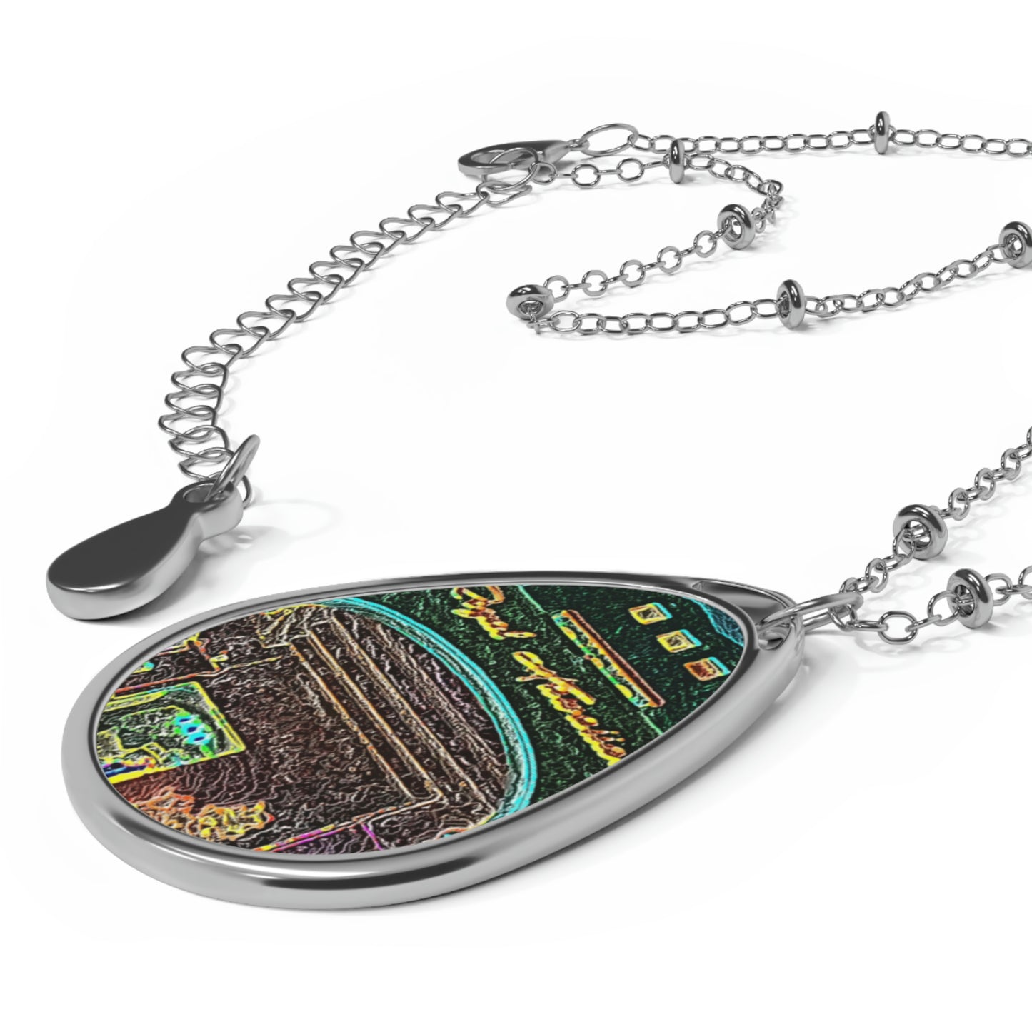 Oval Necklace ...  "La Grande Entree" At: 'The Pink Palace' ... The Royal Hawai'ian ... Honolulu, HI ... '27Oct2014' ... Original Works ...