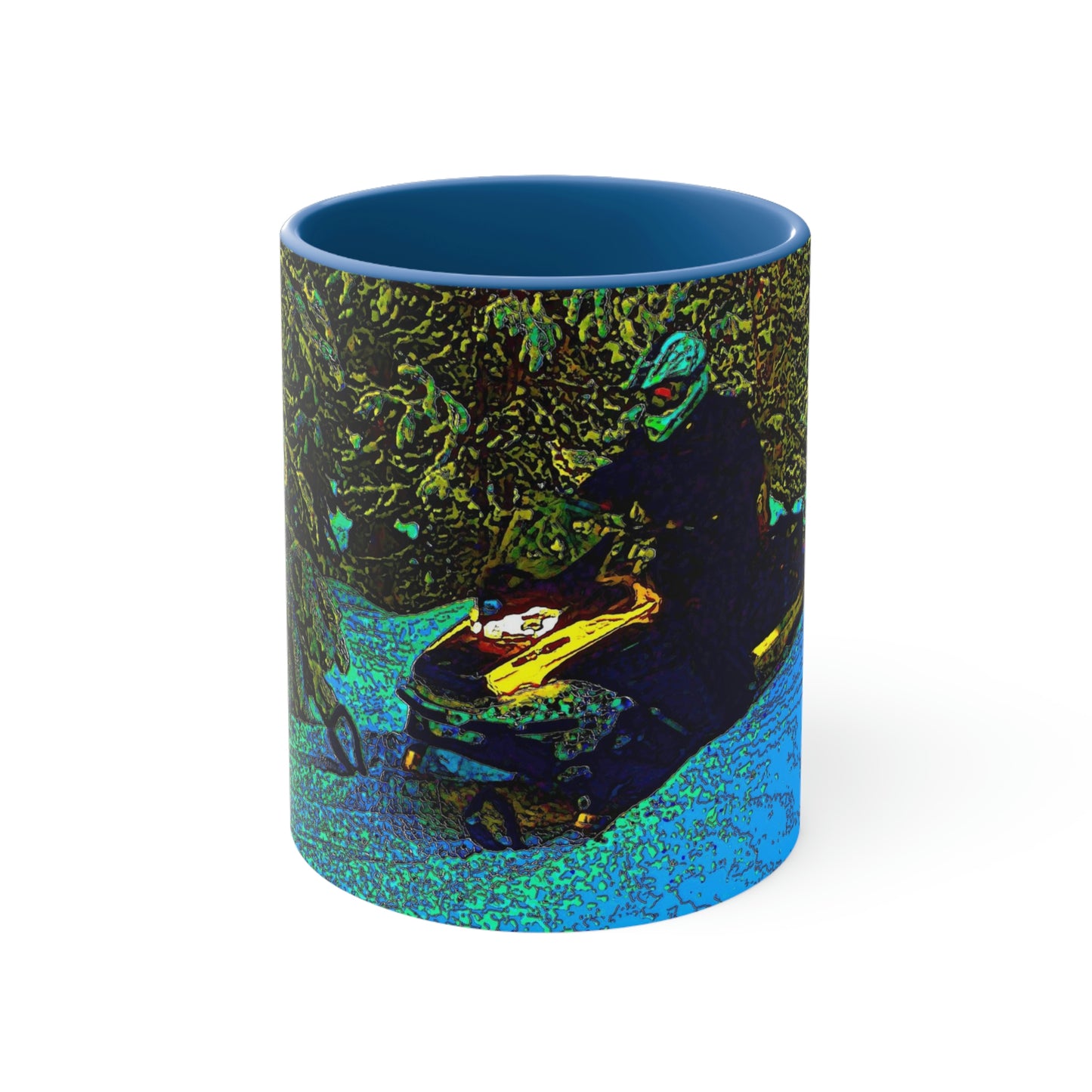 Accent Coffee Mug, 11oz ... Yep ... "Another Day ... Riding Through The Wilderness ... " ... February 2023 ... Original Works ...