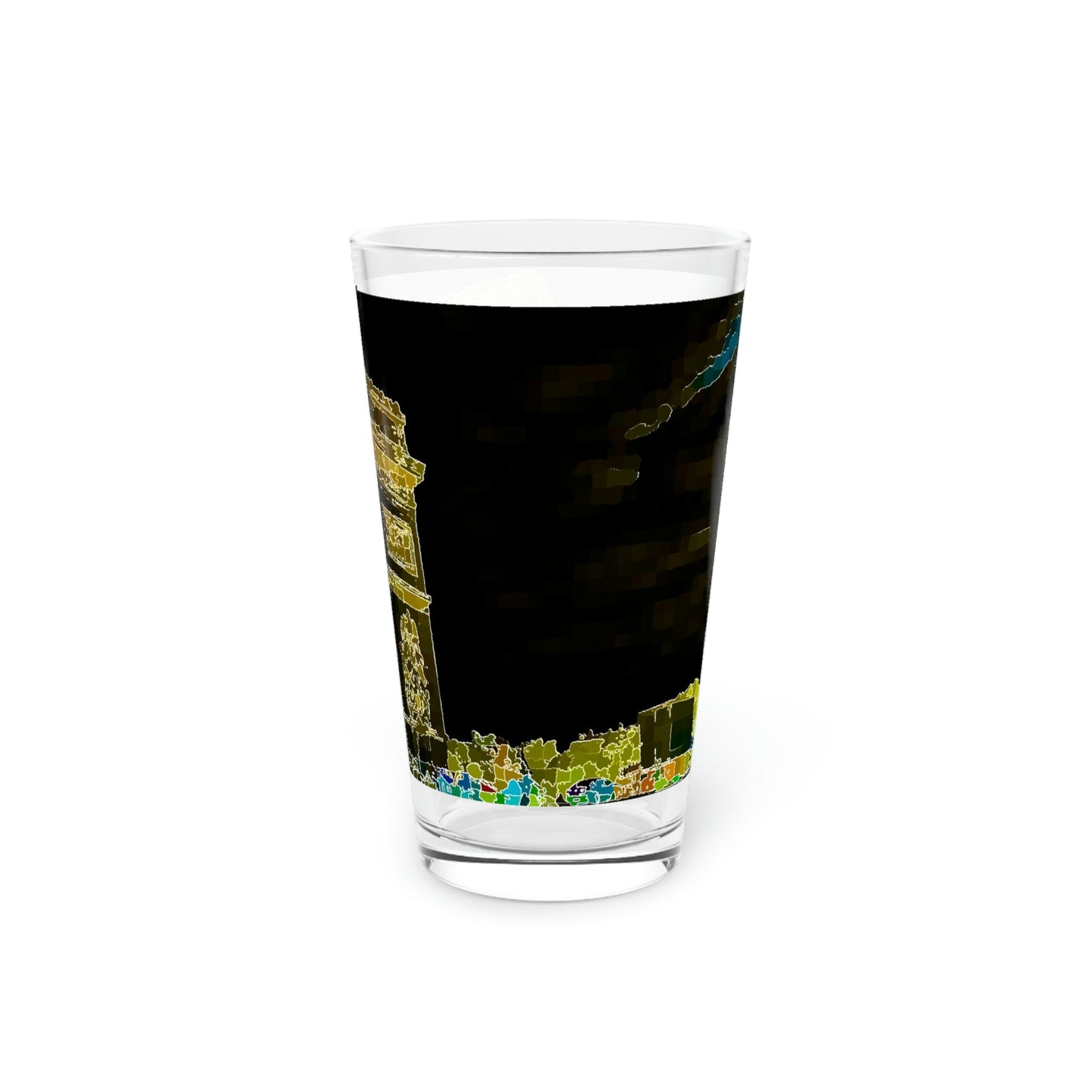 Pint Glass, 16oz ...  L'Arc de Triomphe ... 'Barbara Joan Bonnell-Holt Photo' ... Circa 1972 ... Oringinal Works ...