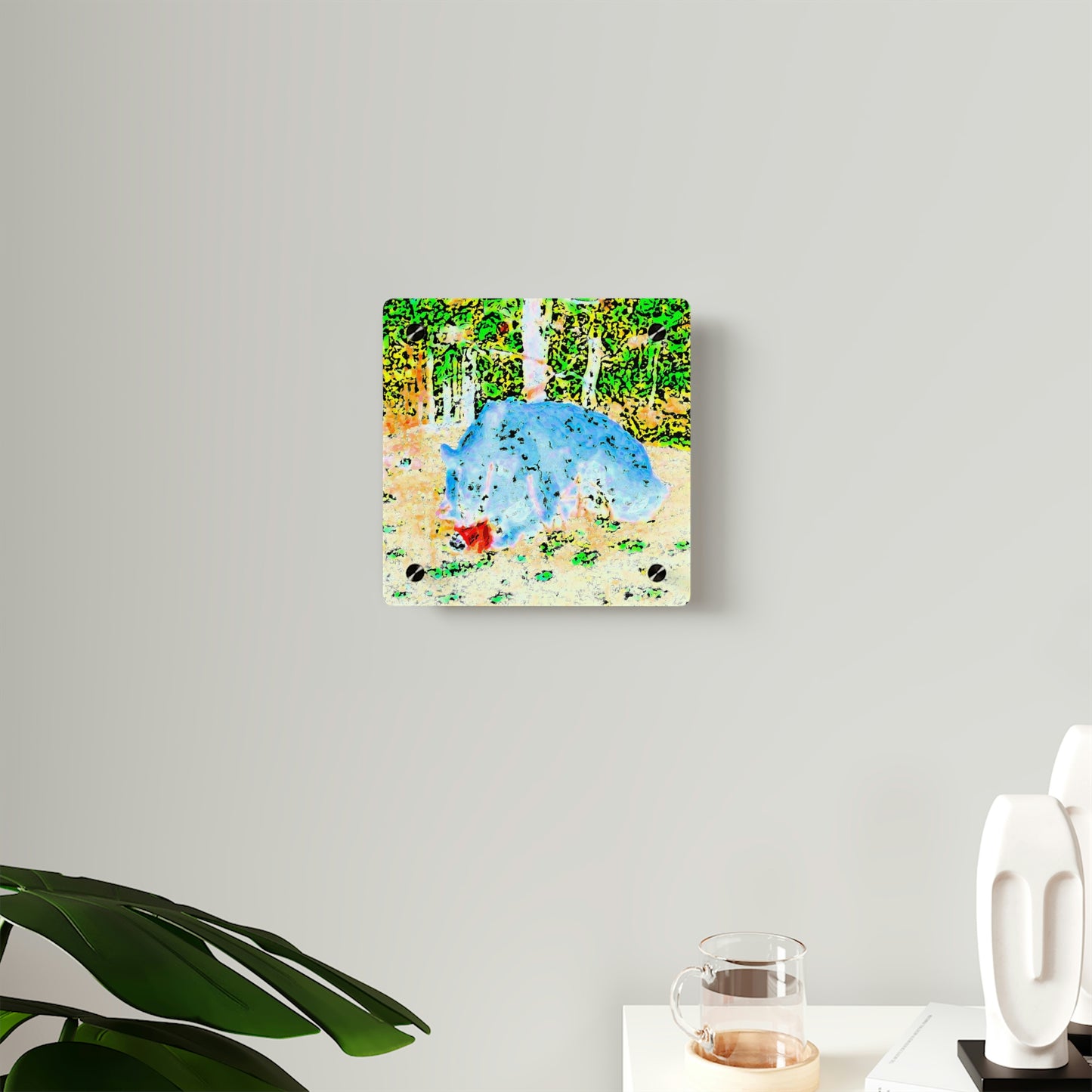 Acrylic Wall Art Panels ... RCY: "Rhett Creek Yogi ... '500 Lbs Of Autumn Season Hunger' ..."  ... September 2022 ... Central Idaho ... Original Works ...