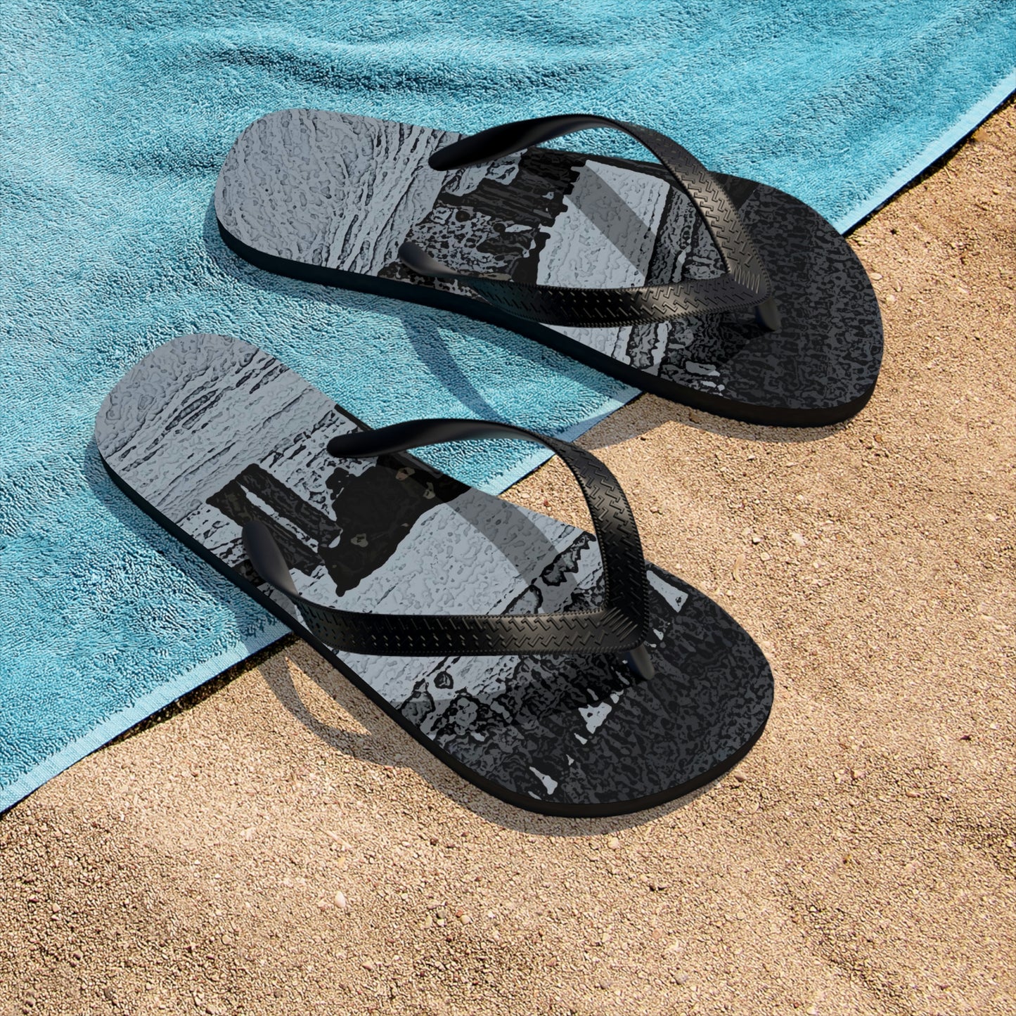 Unisex Flip-Flops ... A Quiet Morning ... "Along The Red River & Nature Preserve Plateau" ... Jan23 ... Original Works ...